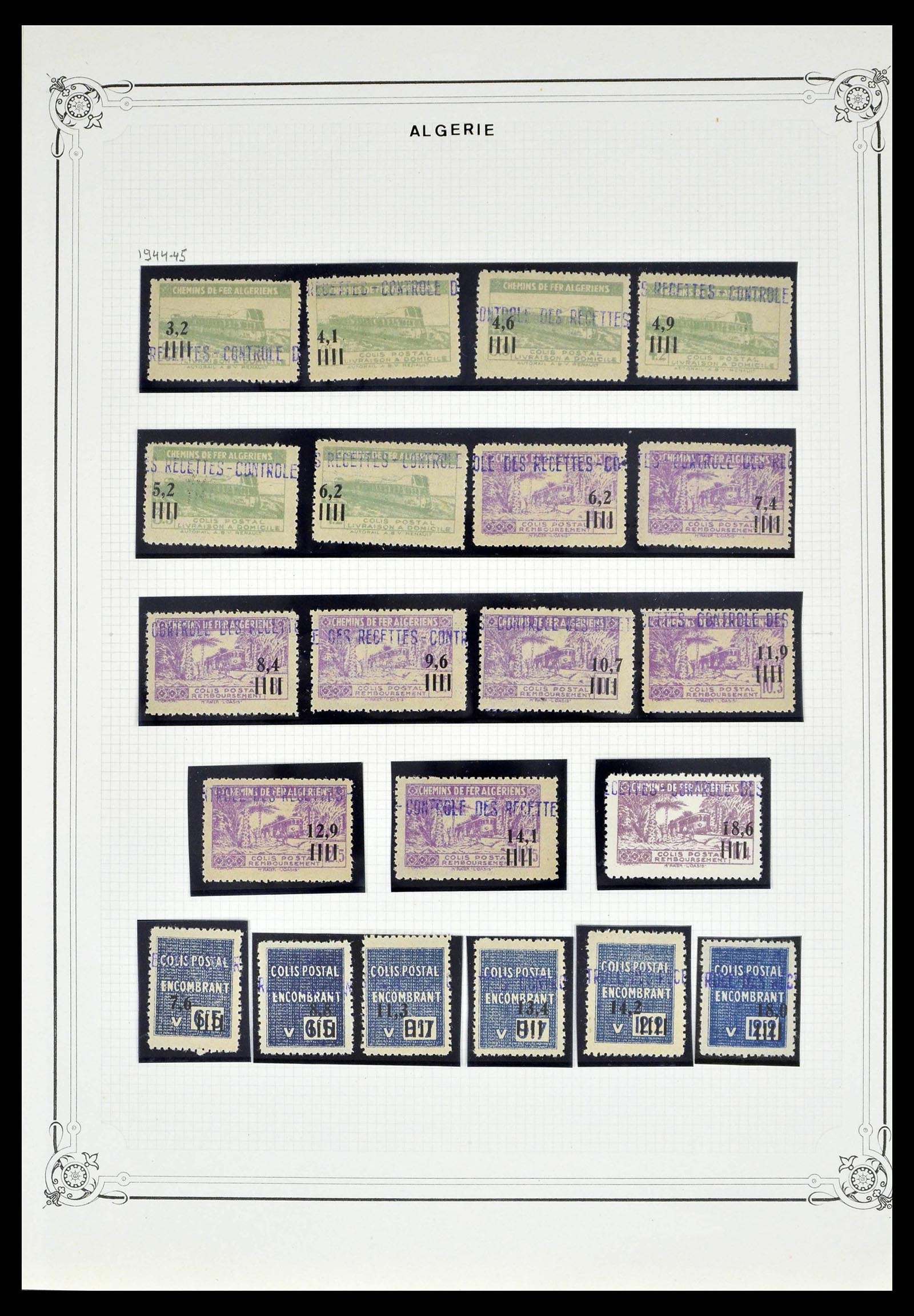 39284 0016 - Stamp collection 39284 Algeria 1924-1944.