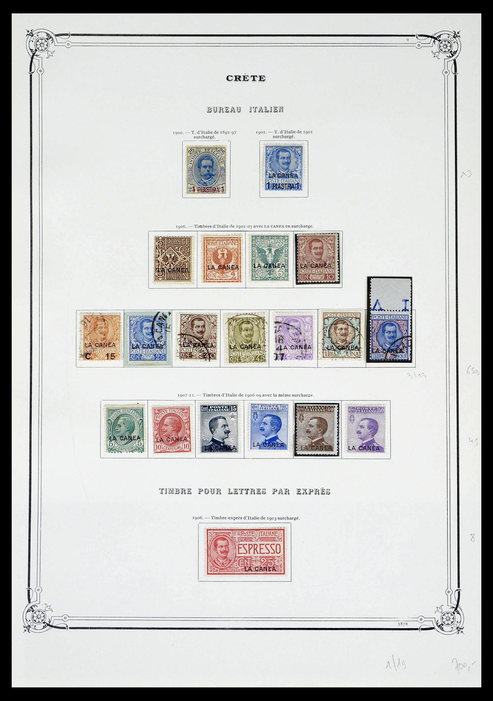 39285 0011 - Stamp collection 39285 Crete 1898-1914.