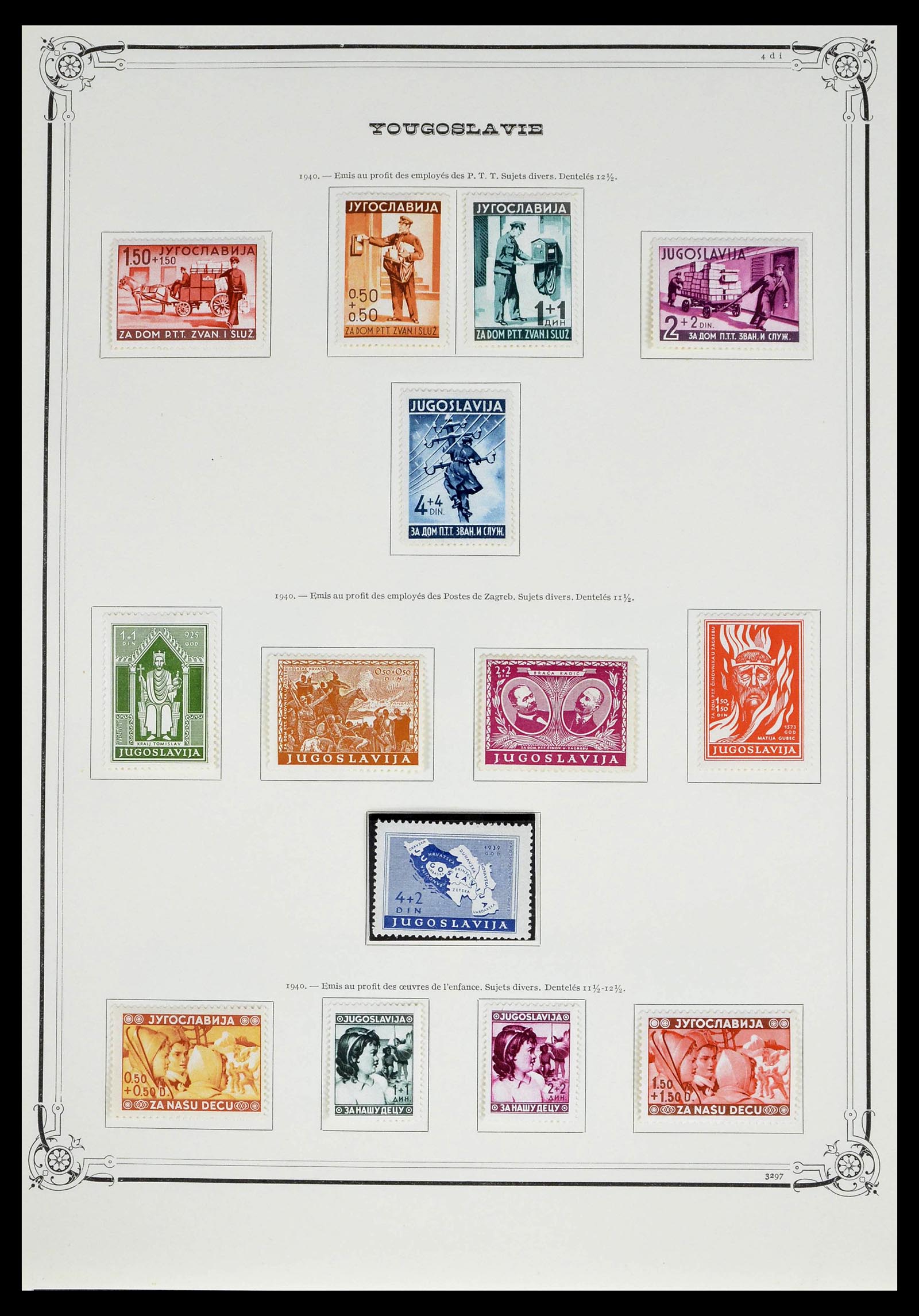 39294 0018 - Postzegelverzameling 39294 Joegoslavië 1918-1941.