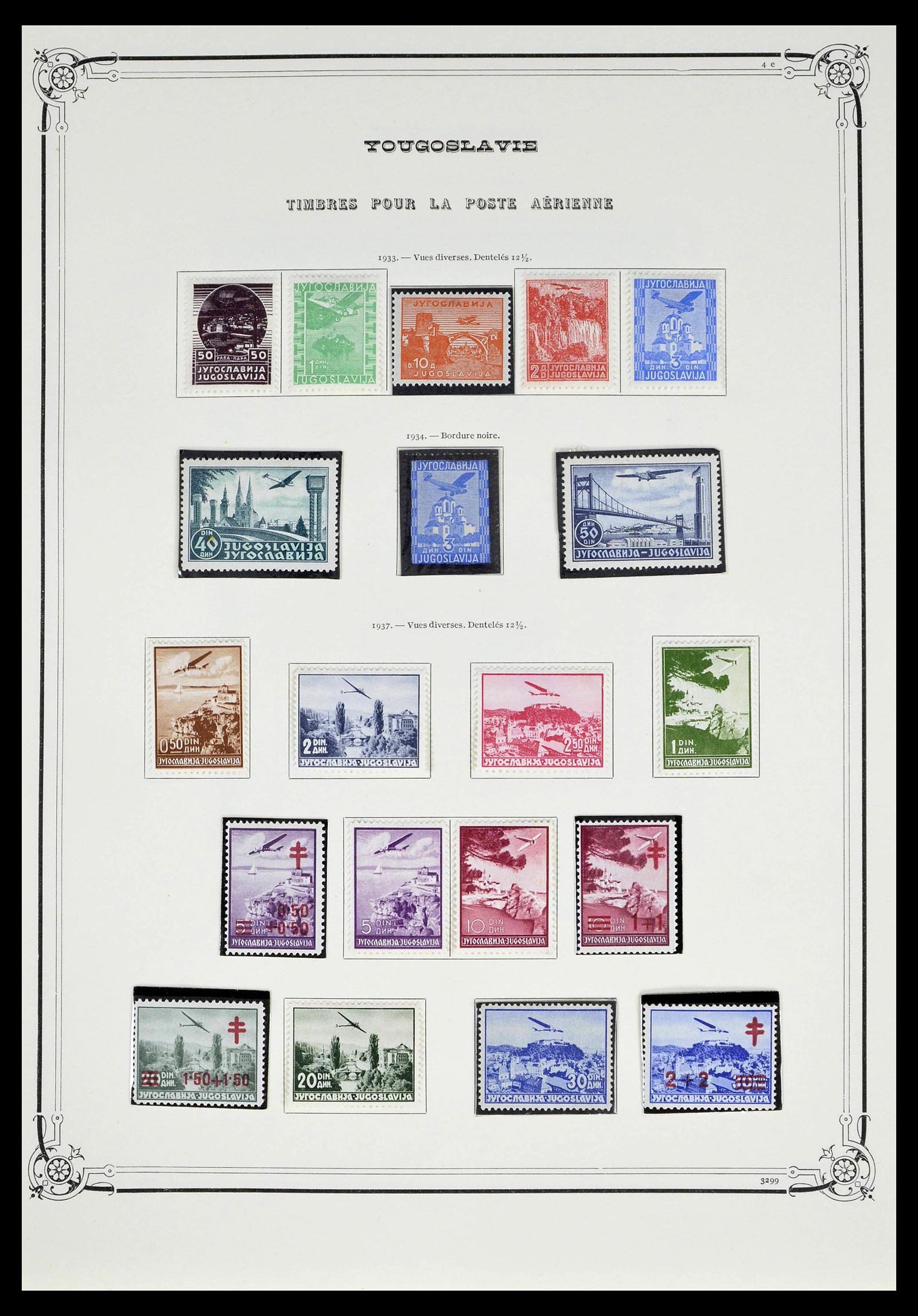 39294 0021 - Postzegelverzameling 39294 Joegoslavië 1918-1941.