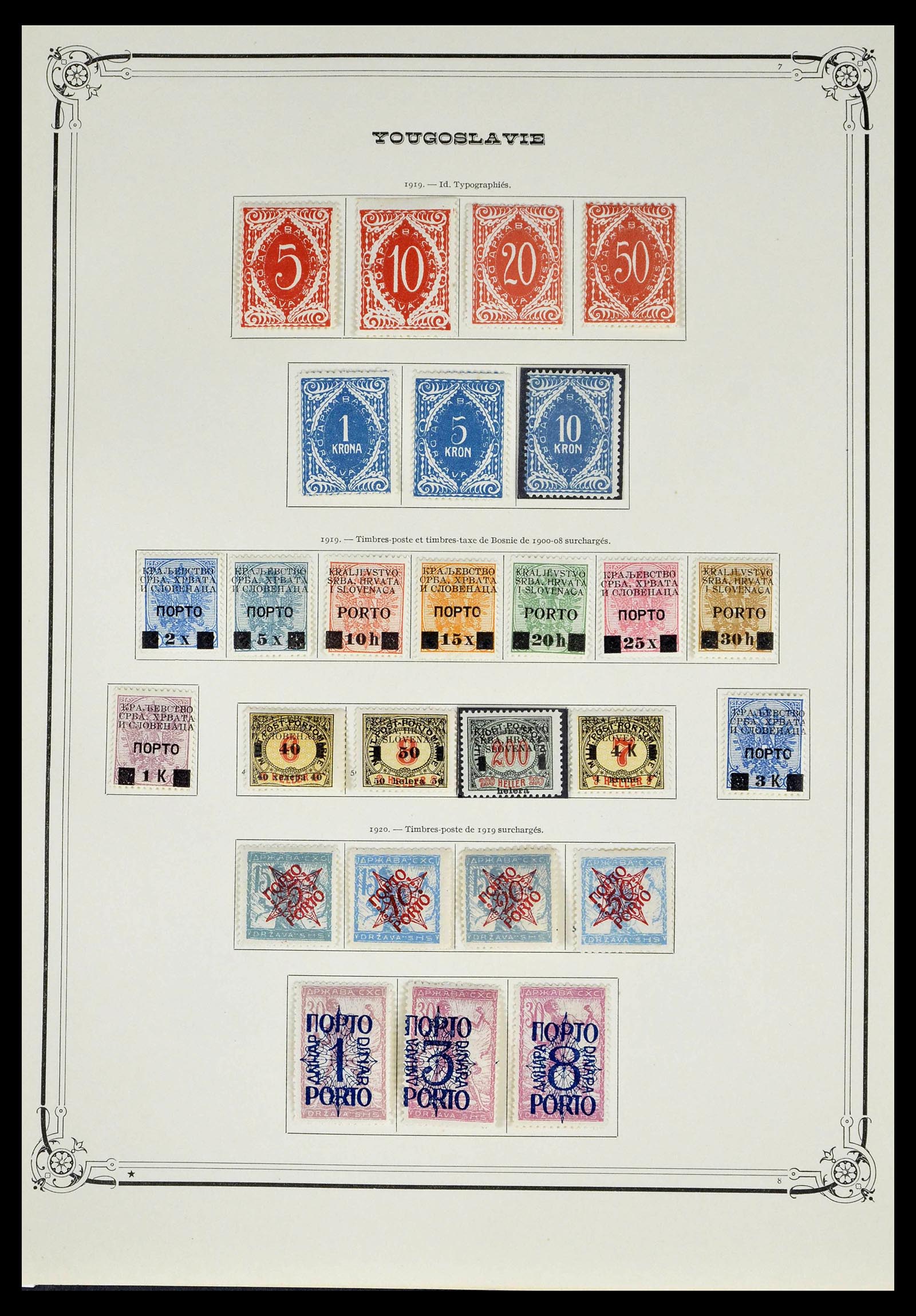 39294 0024 - Postzegelverzameling 39294 Joegoslavië 1918-1941.