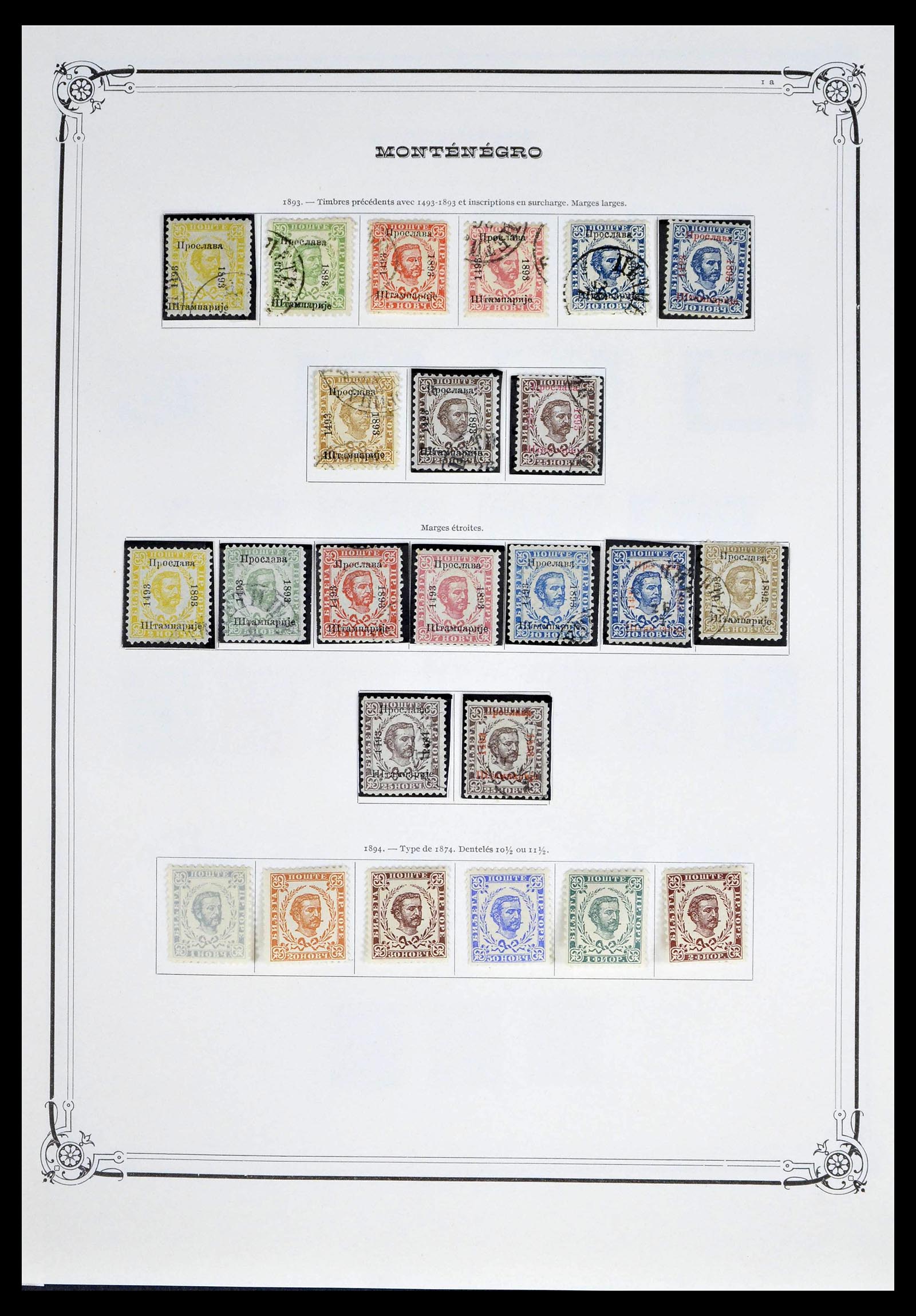 39295 0002 - Stamp collection 39295 Montenegro 1874-1943.