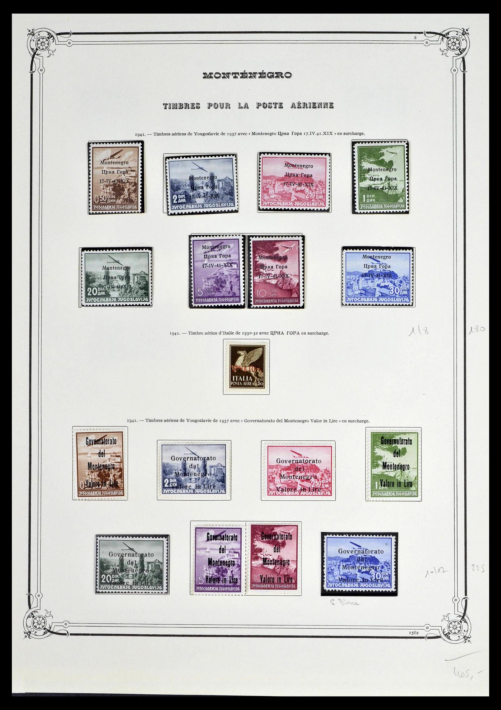 39295 0009 - Stamp collection 39295 Montenegro 1874-1943.