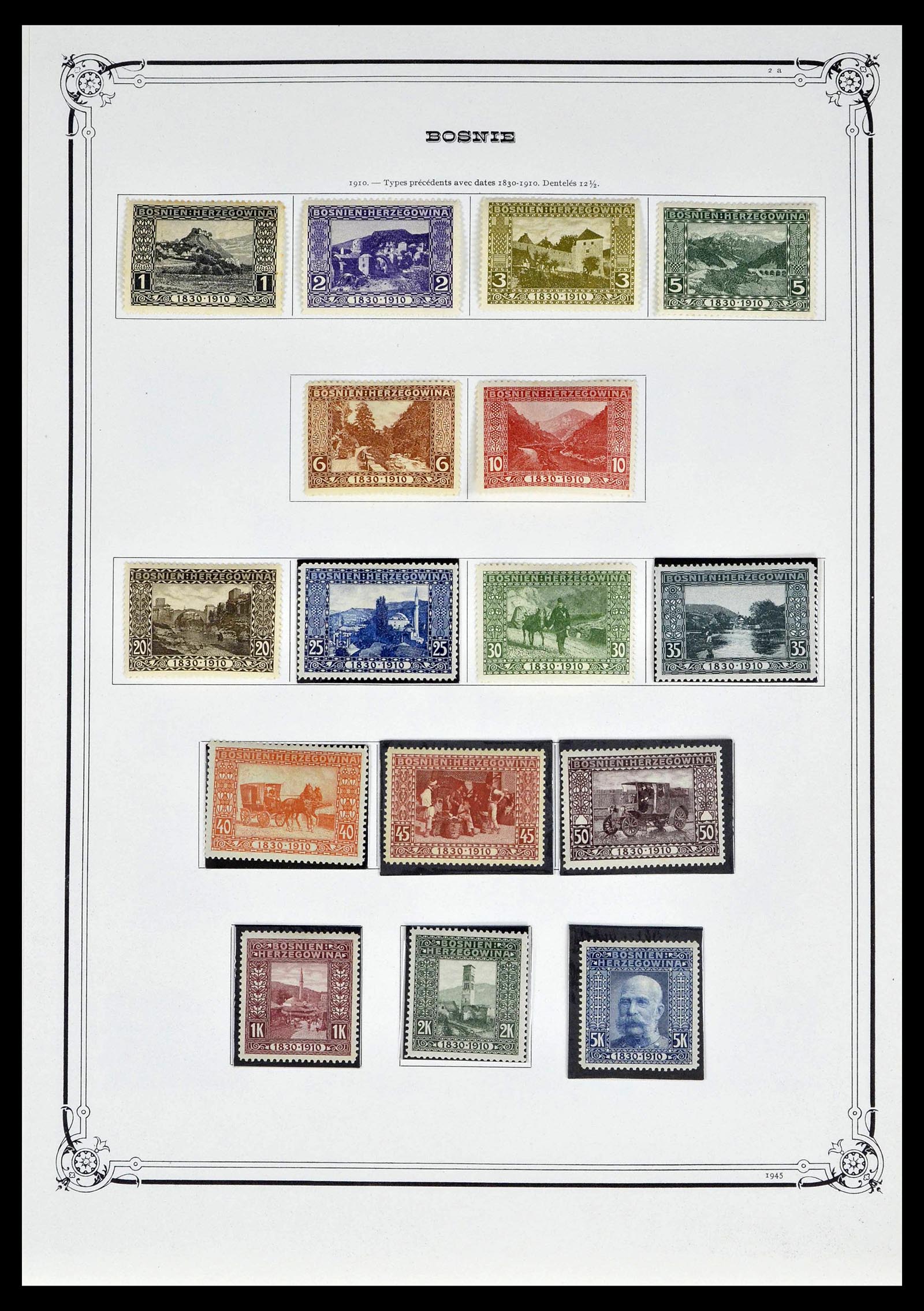39296 0003 - Stamp collection 39296 Bosnia Herzegovina 1879-1918.