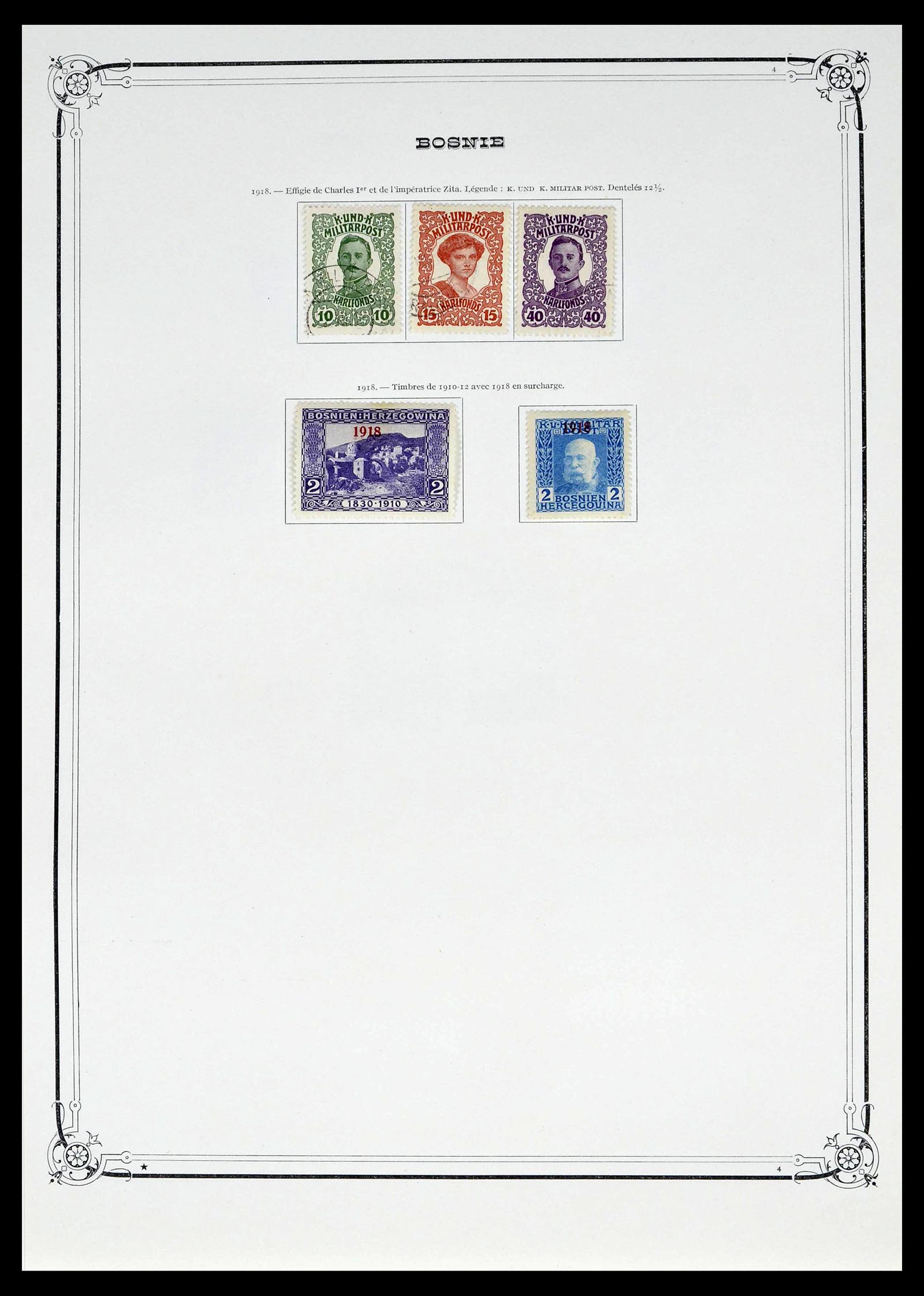 39296 0007 - Stamp collection 39296 Bosnia Herzegovina 1879-1918.