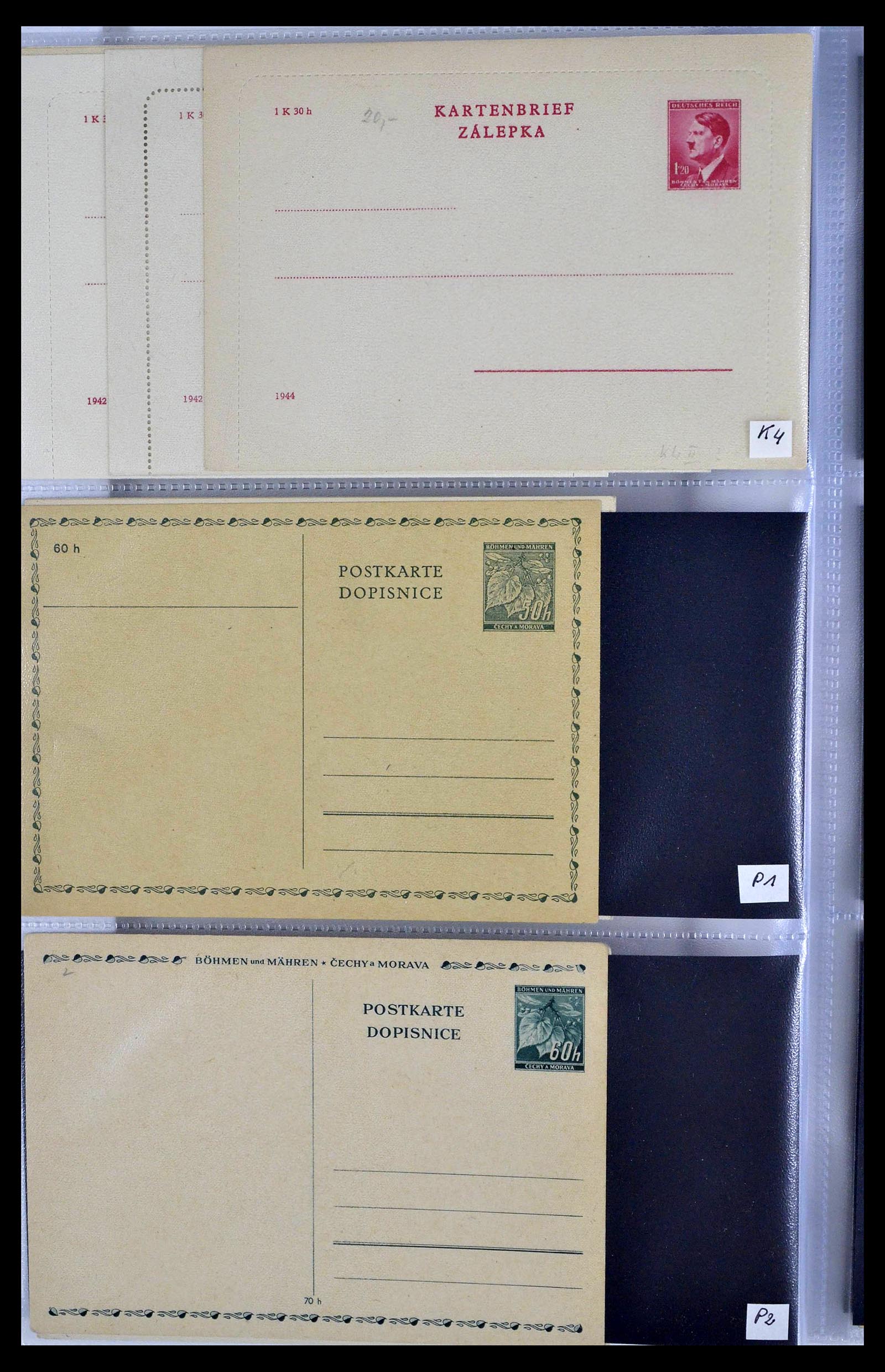 39302 0002 - Postzegelverzameling 39302 Duitse bezettingen 1939-1945.