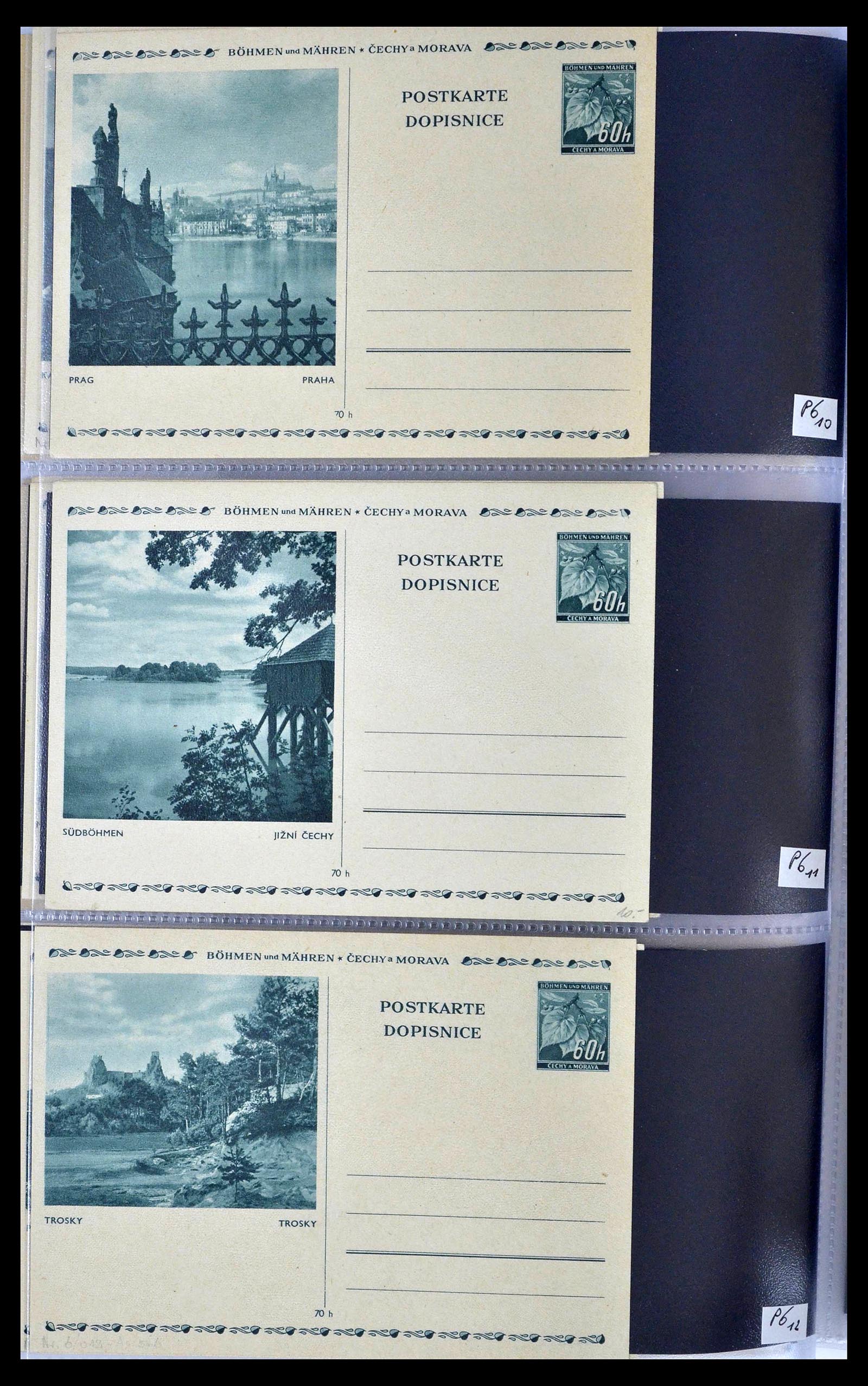 39302 0008 - Postzegelverzameling 39302 Duitse bezettingen 1939-1945.