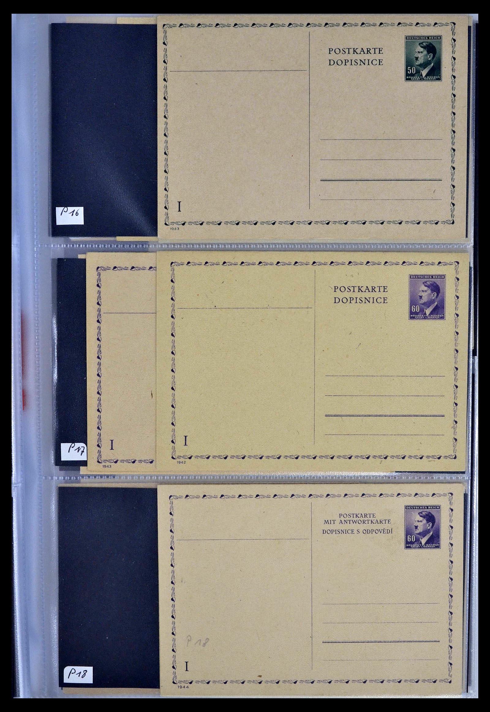 39302 0011 - Postzegelverzameling 39302 Duitse bezettingen 1939-1945.