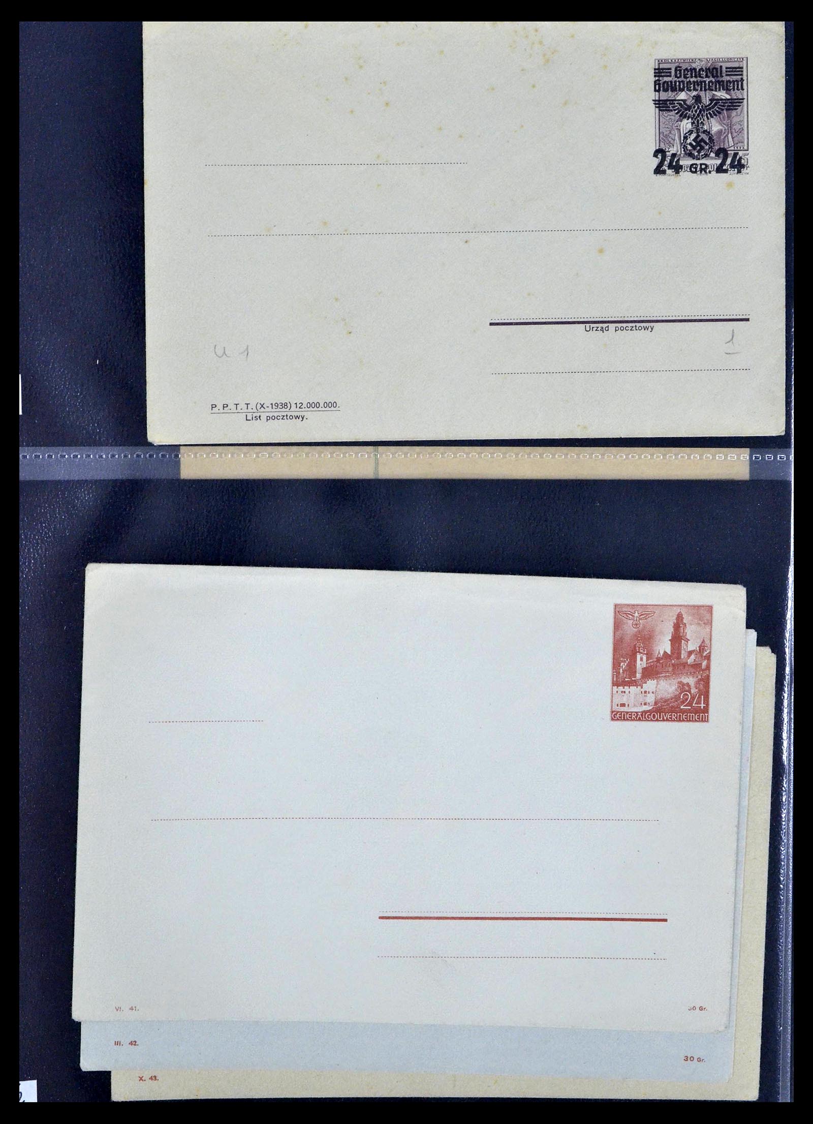 39302 0017 - Postzegelverzameling 39302 Duitse bezettingen 1939-1945.