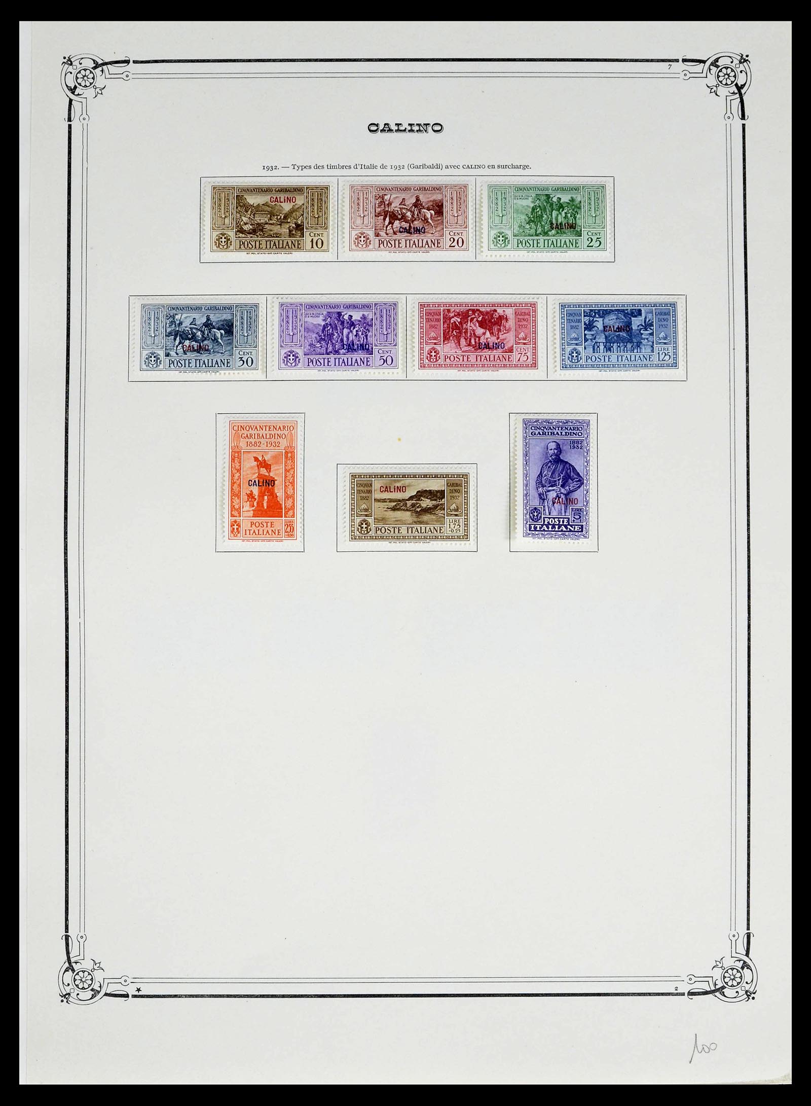 39305 0009 - Postzegelverzameling 39305 Egeïsche Eilanden 1912-1935.