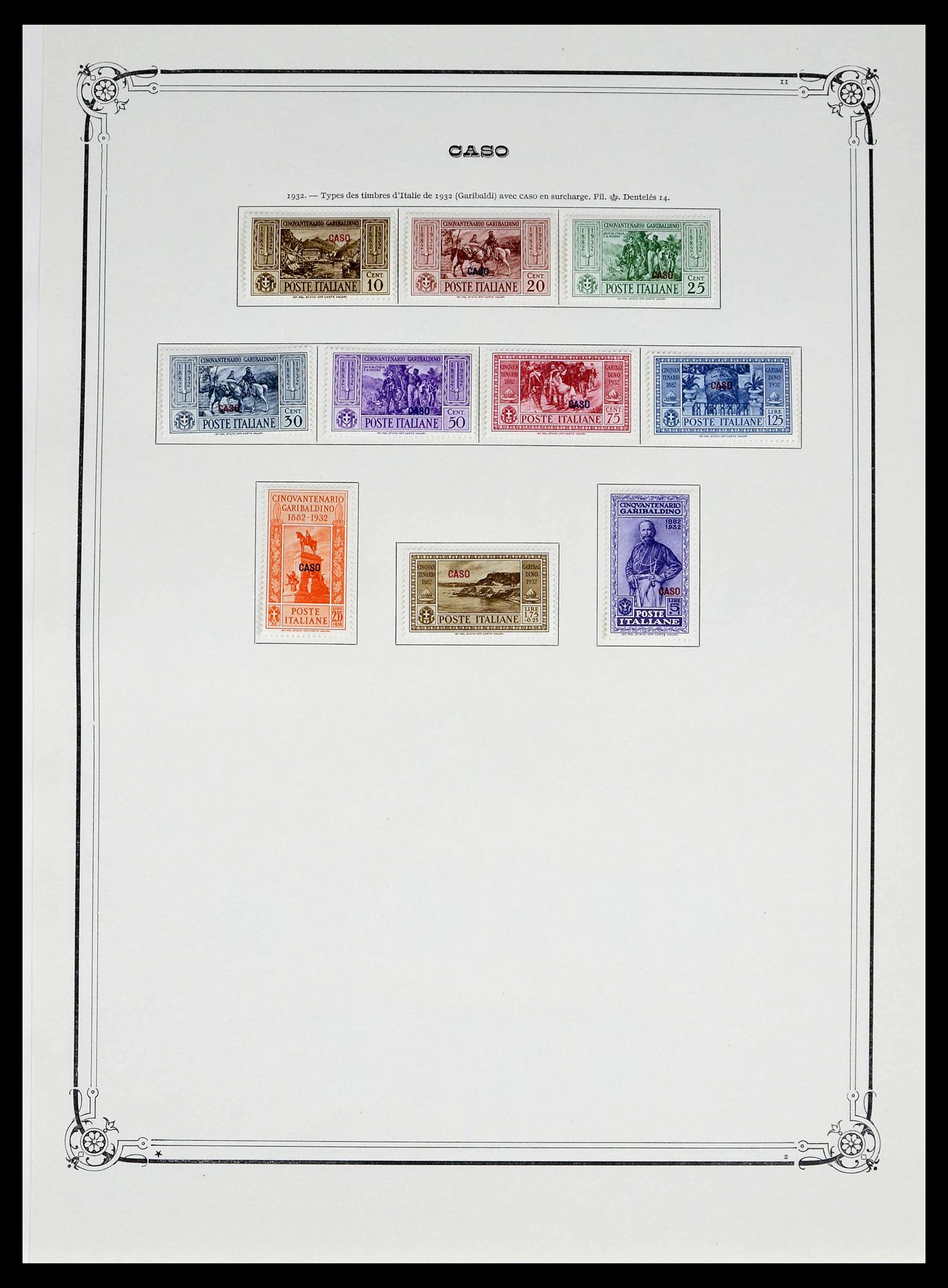 39305 0013 - Postzegelverzameling 39305 Egeïsche Eilanden 1912-1935.
