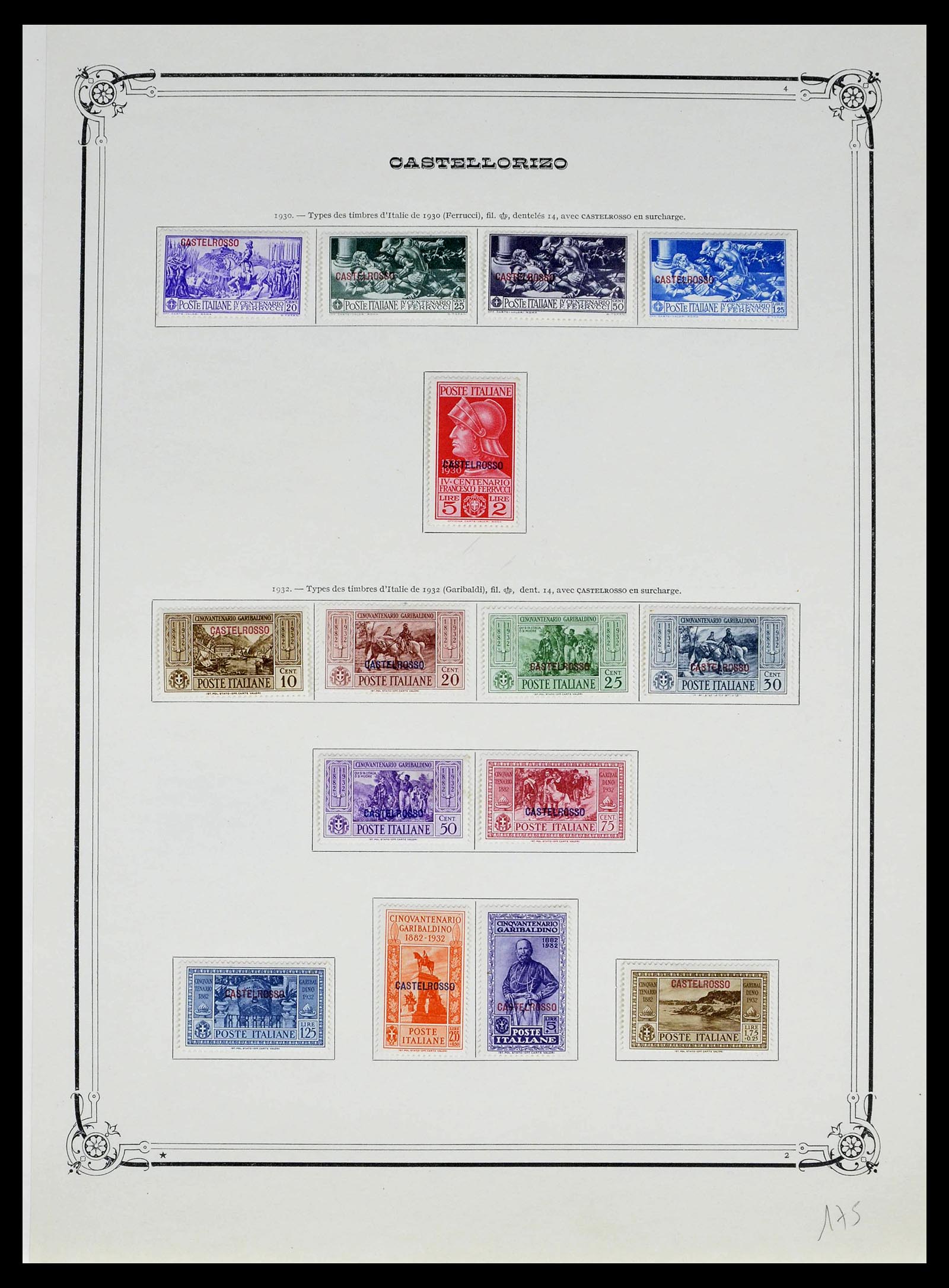 39305 0015 - Postzegelverzameling 39305 Egeïsche Eilanden 1912-1935.