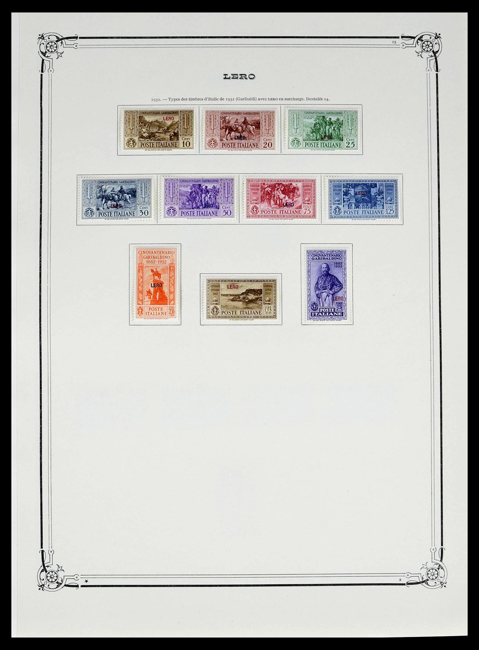 39305 0019 - Stamp collection 39305 Aegean Islands 1912-1935.