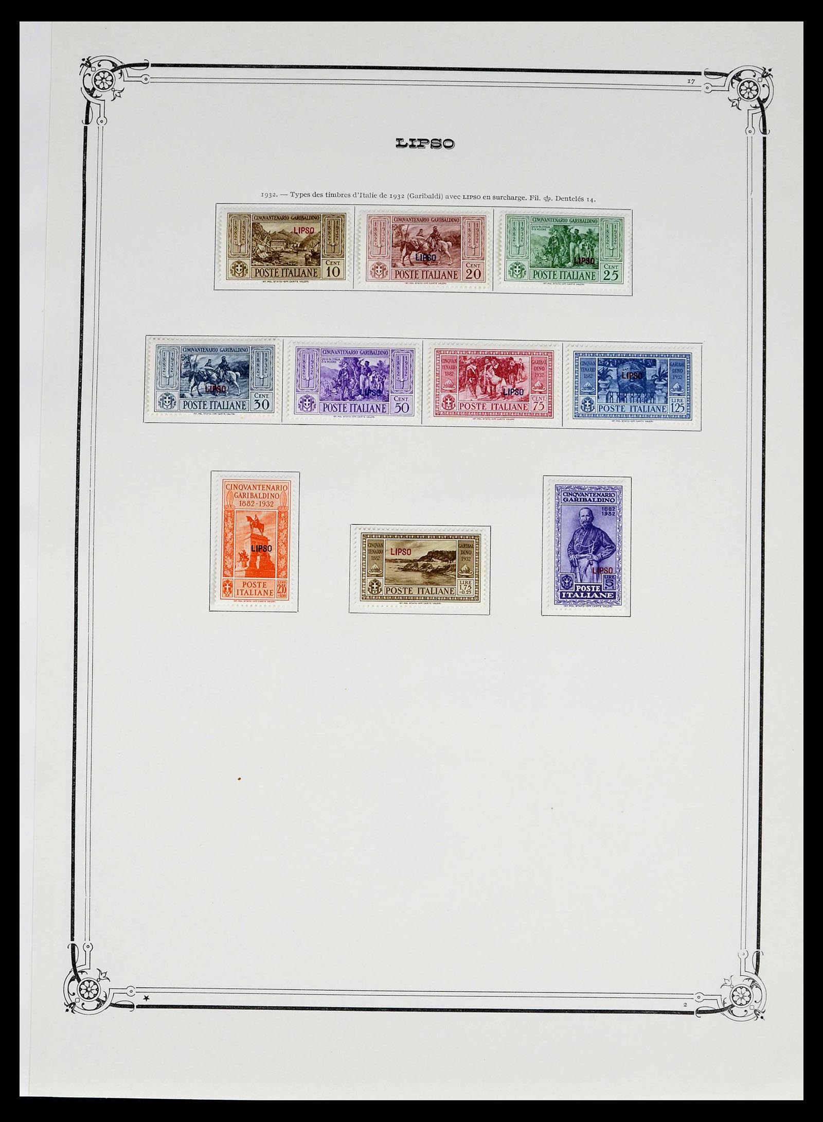 39305 0021 - Stamp collection 39305 Aegean Islands 1912-1935.