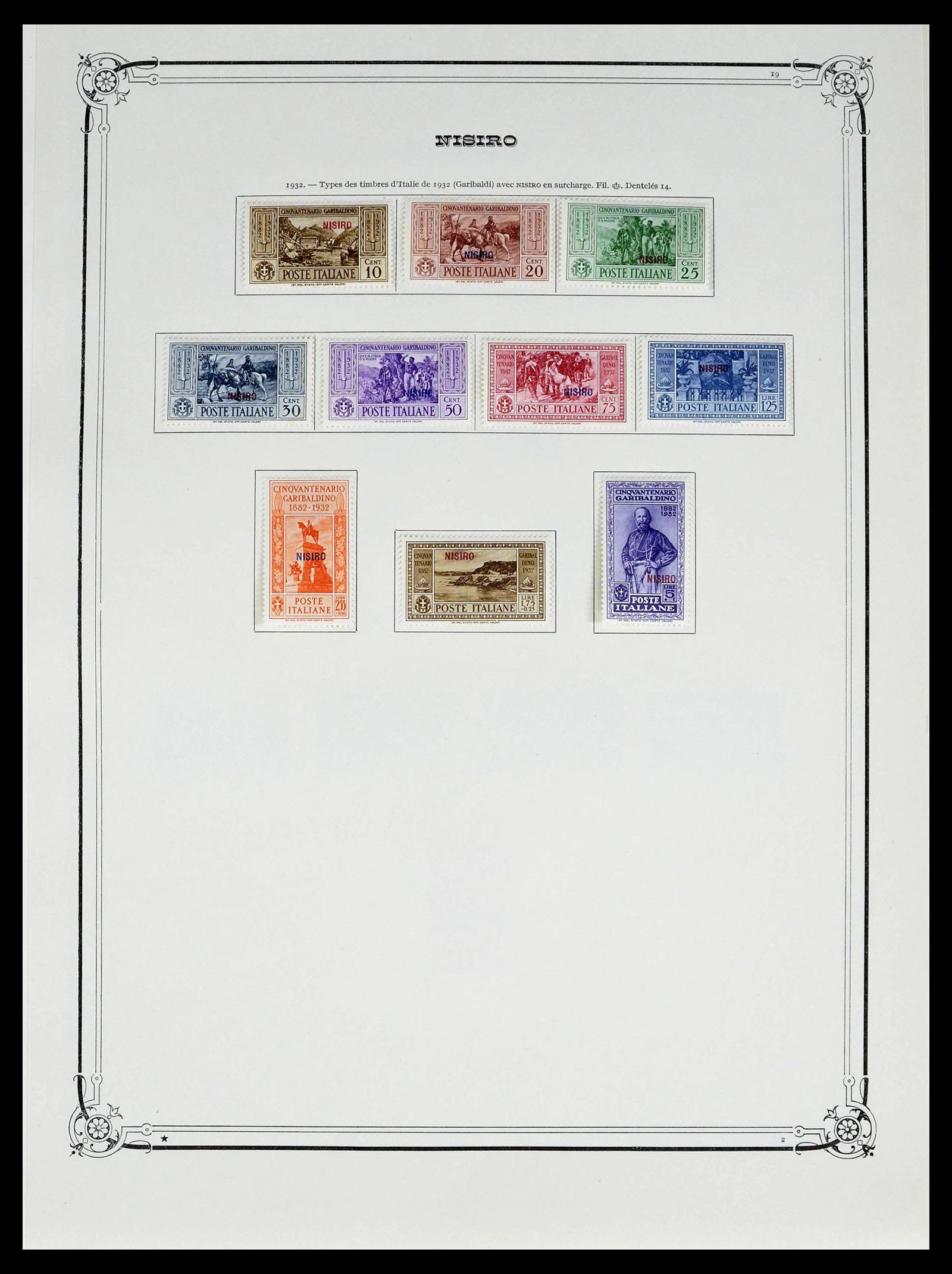 39305 0023 - Postzegelverzameling 39305 Egeïsche Eilanden 1912-1935.