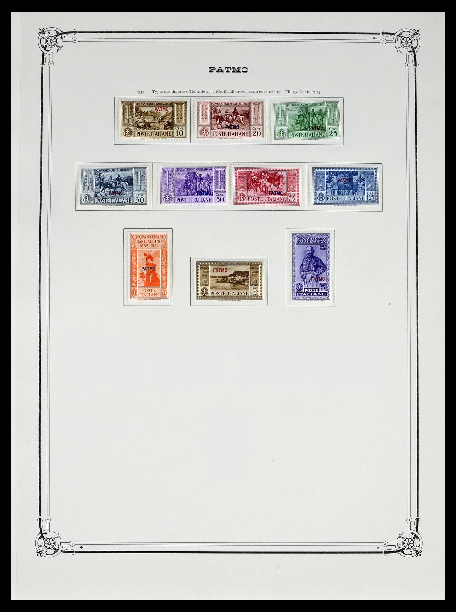 39305 0025 - Postzegelverzameling 39305 Egeïsche Eilanden 1912-1935.