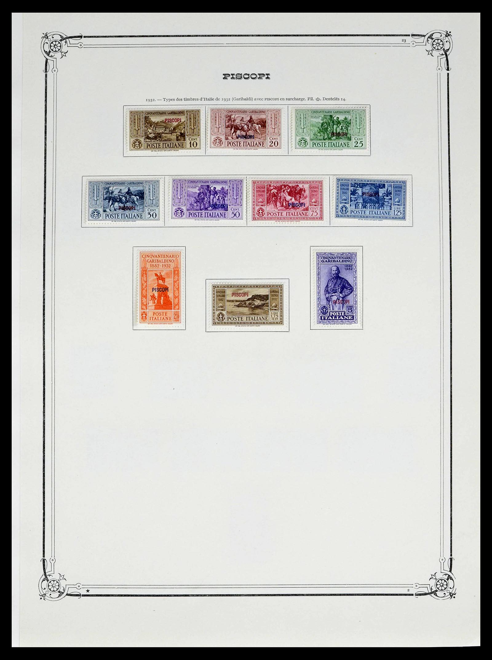 39305 0027 - Postzegelverzameling 39305 Egeïsche Eilanden 1912-1935.