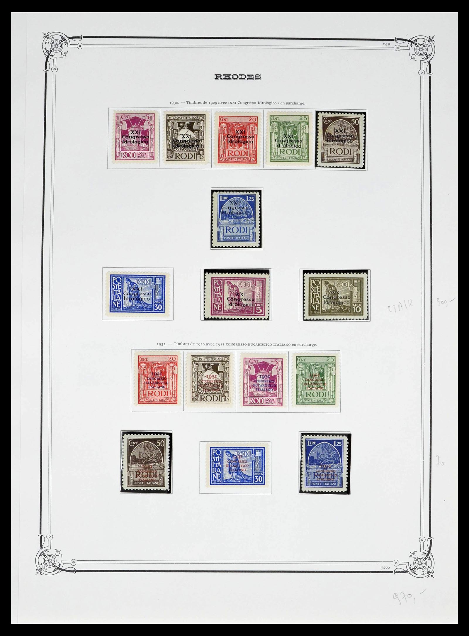 39305 0029 - Postzegelverzameling 39305 Egeïsche Eilanden 1912-1935.