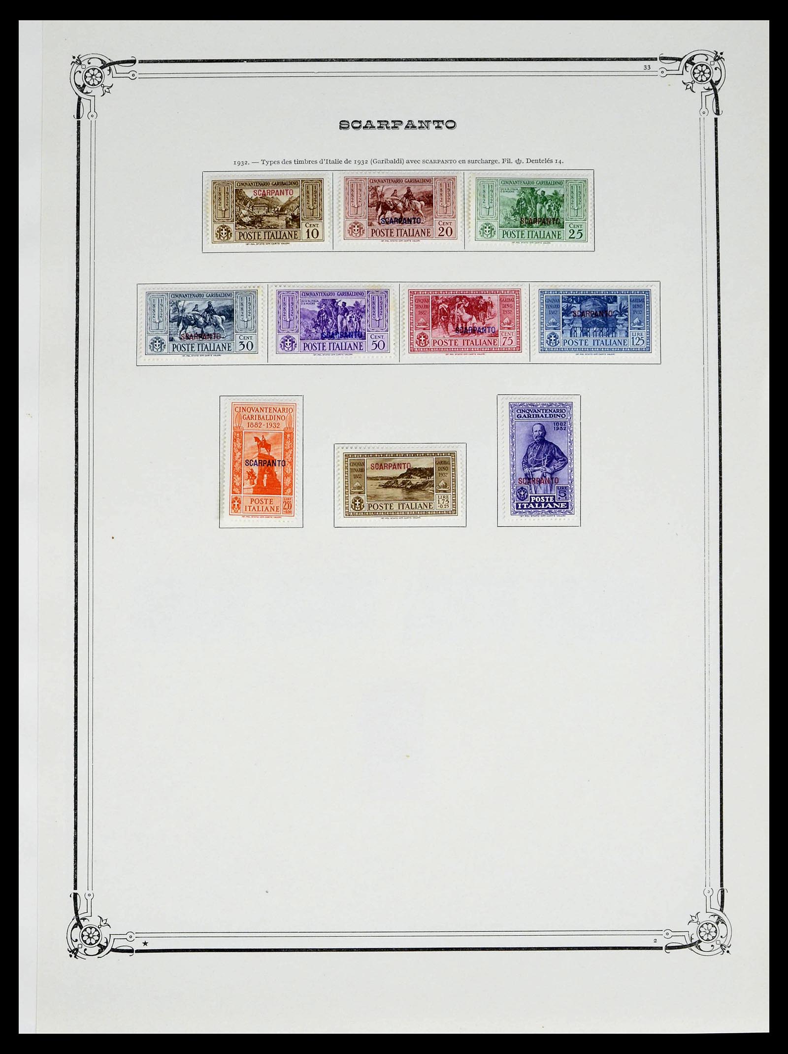 39305 0039 - Postzegelverzameling 39305 Egeïsche Eilanden 1912-1935.