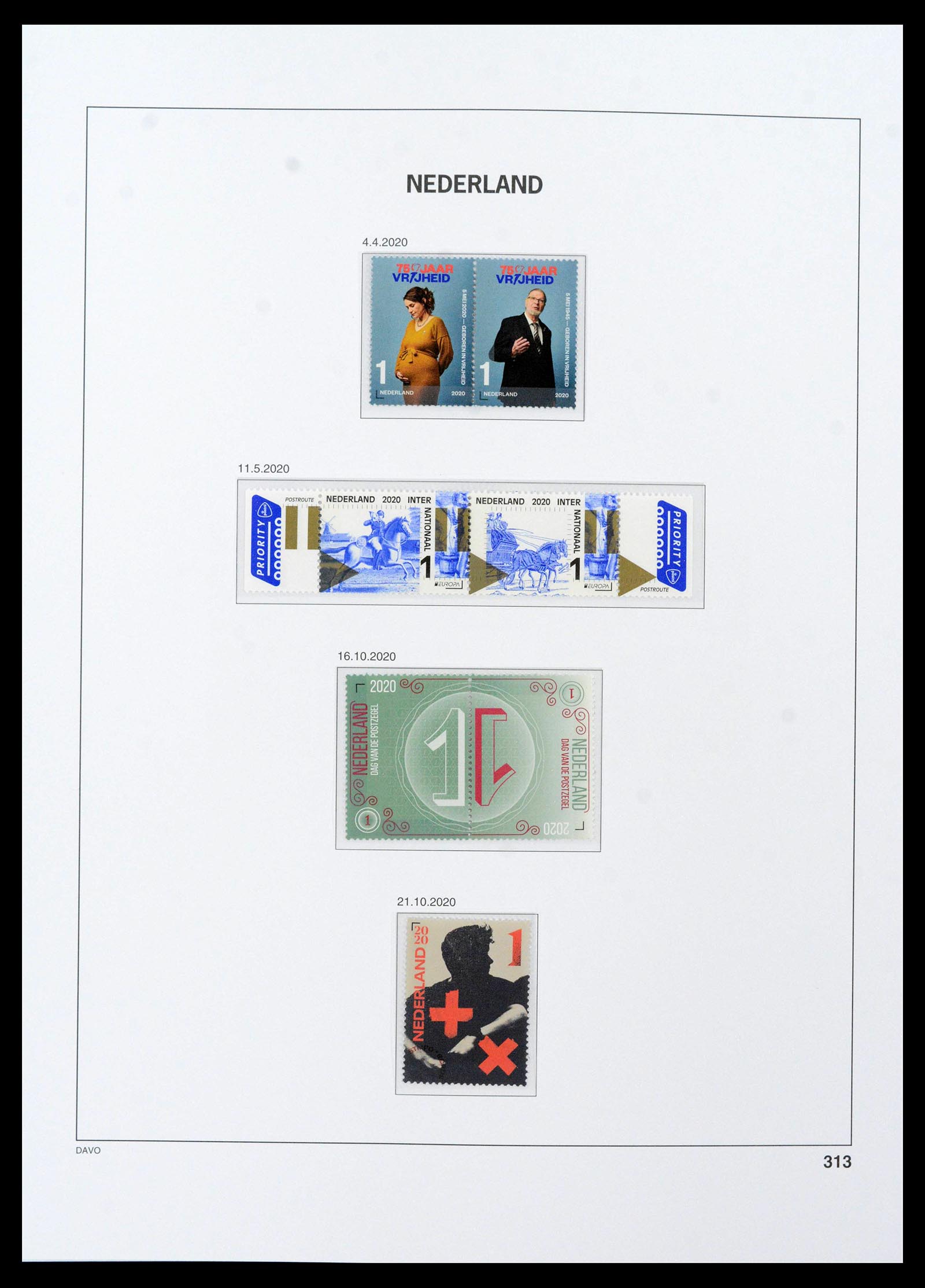 39306 0284 - Stamp collection 39306 Netherlands 1990-2021!