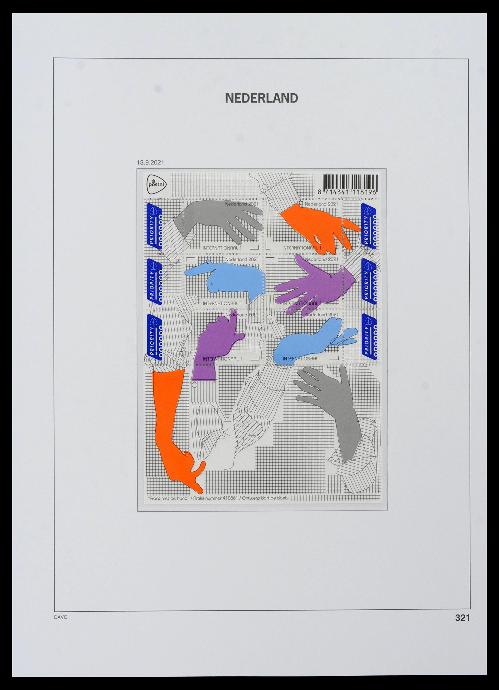 39306 0292 - Stamp collection 39306 Netherlands 1990-2021!