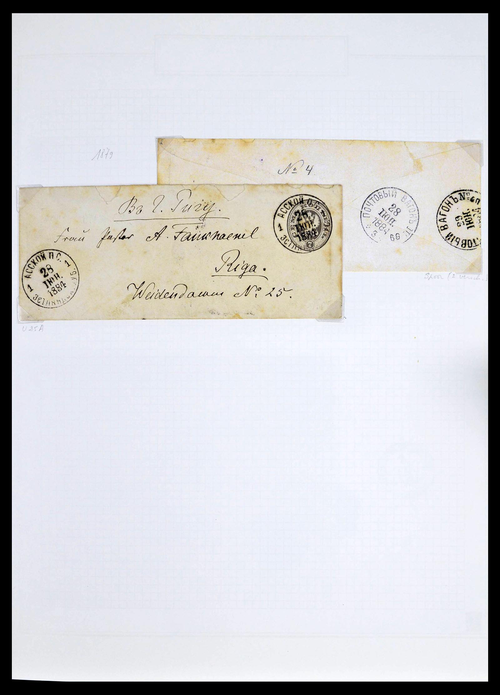 39308 0008 - Postzegelverzameling 39308 Rusland 1848-1945.