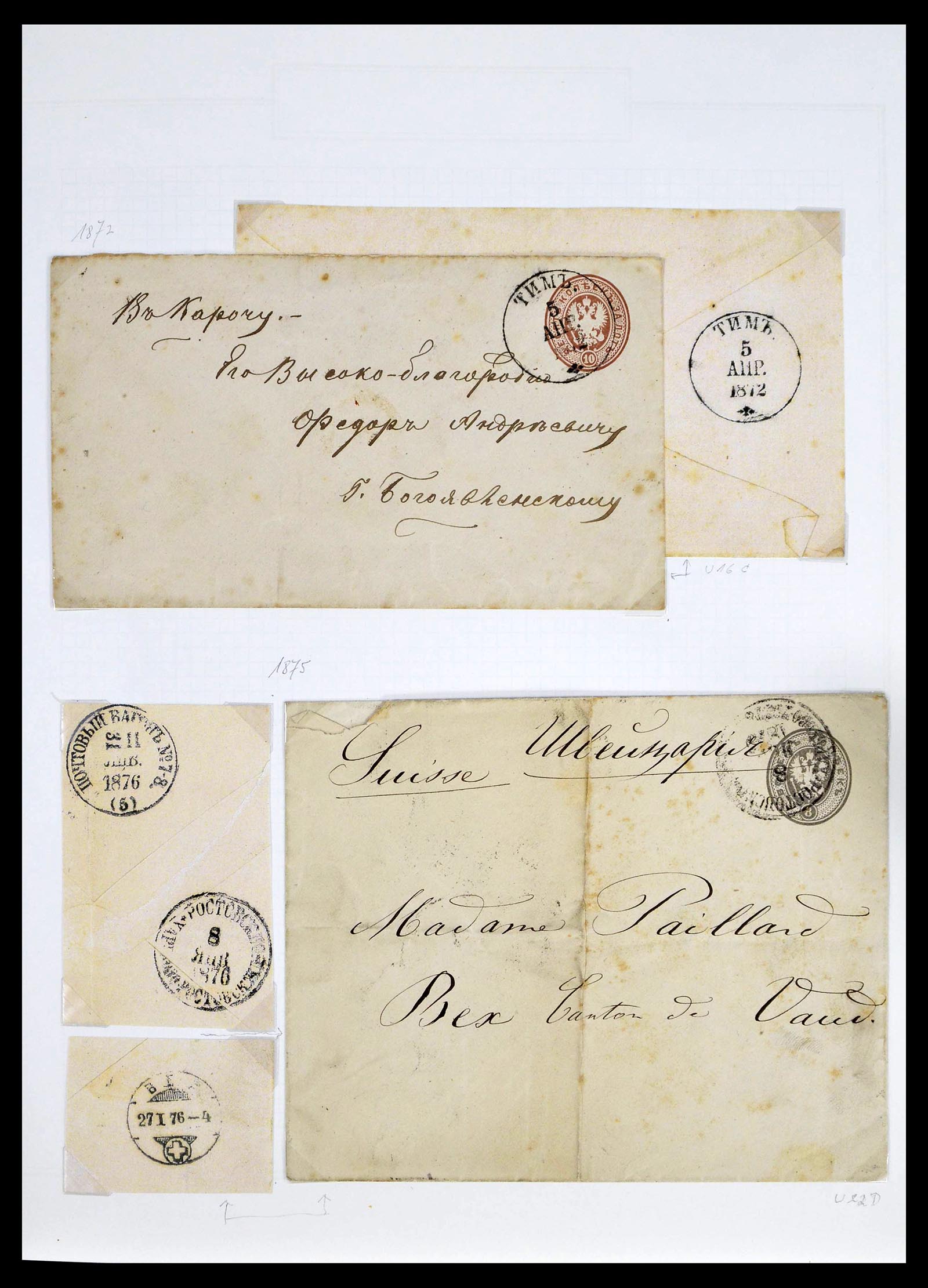 39308 0010 - Postzegelverzameling 39308 Rusland 1848-1945.