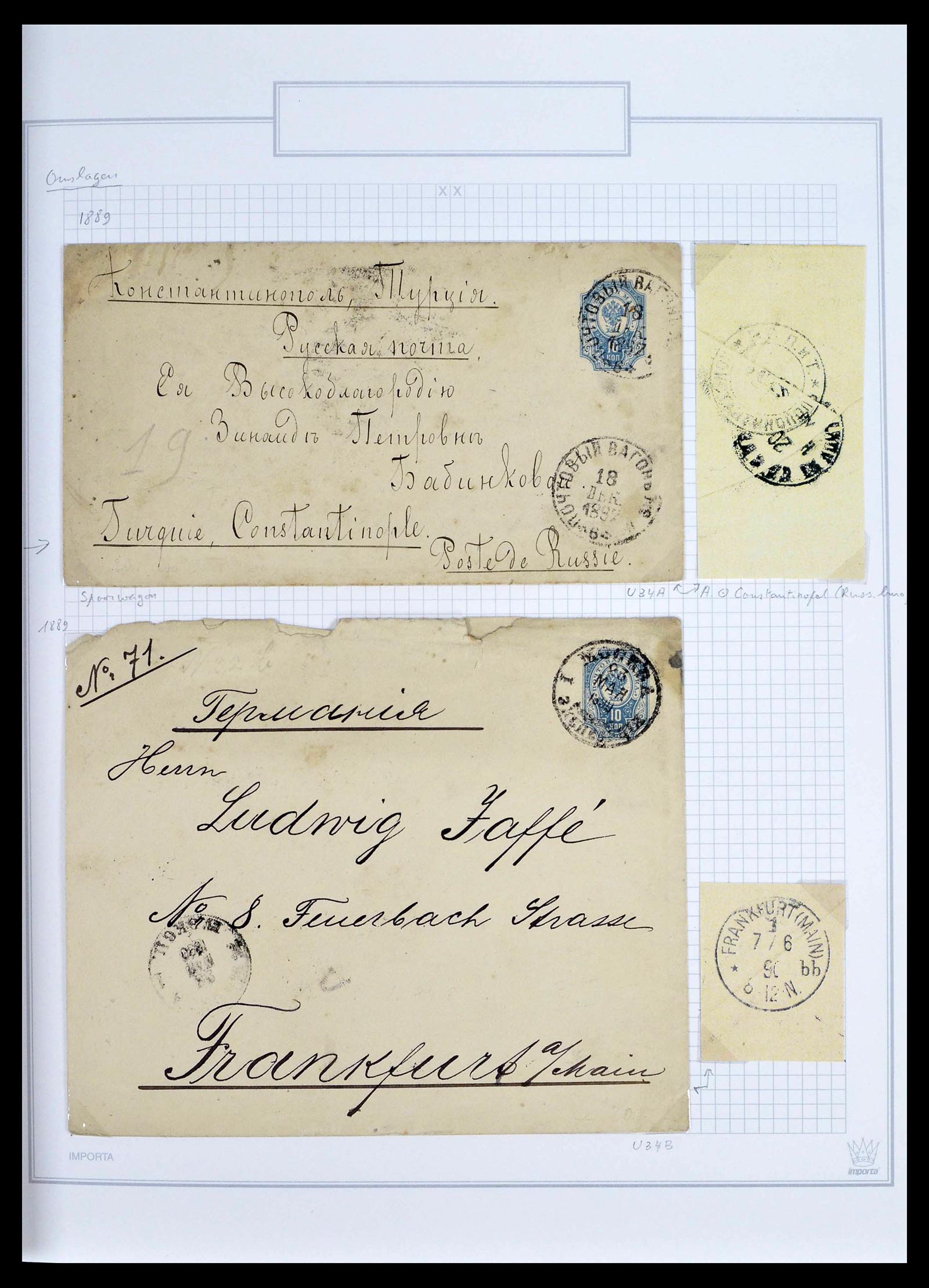 39308 0032 - Postzegelverzameling 39308 Rusland 1848-1945.