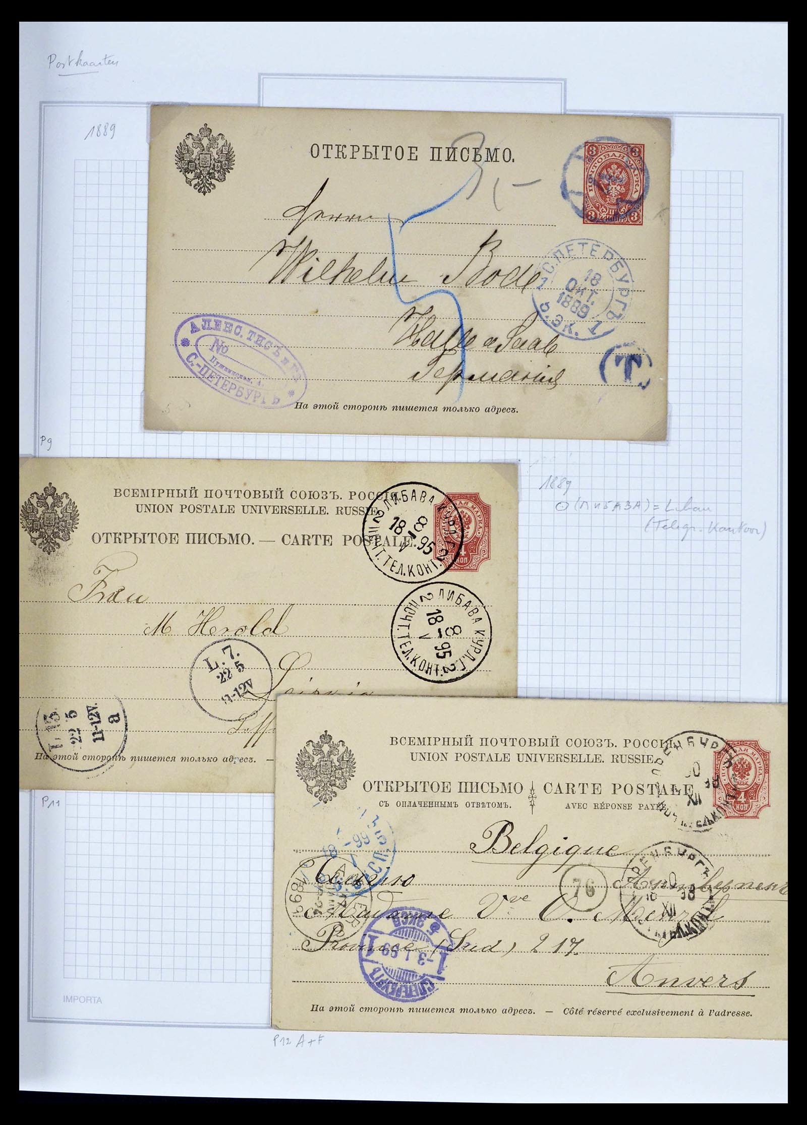 39308 0037 - Postzegelverzameling 39308 Rusland 1848-1945.