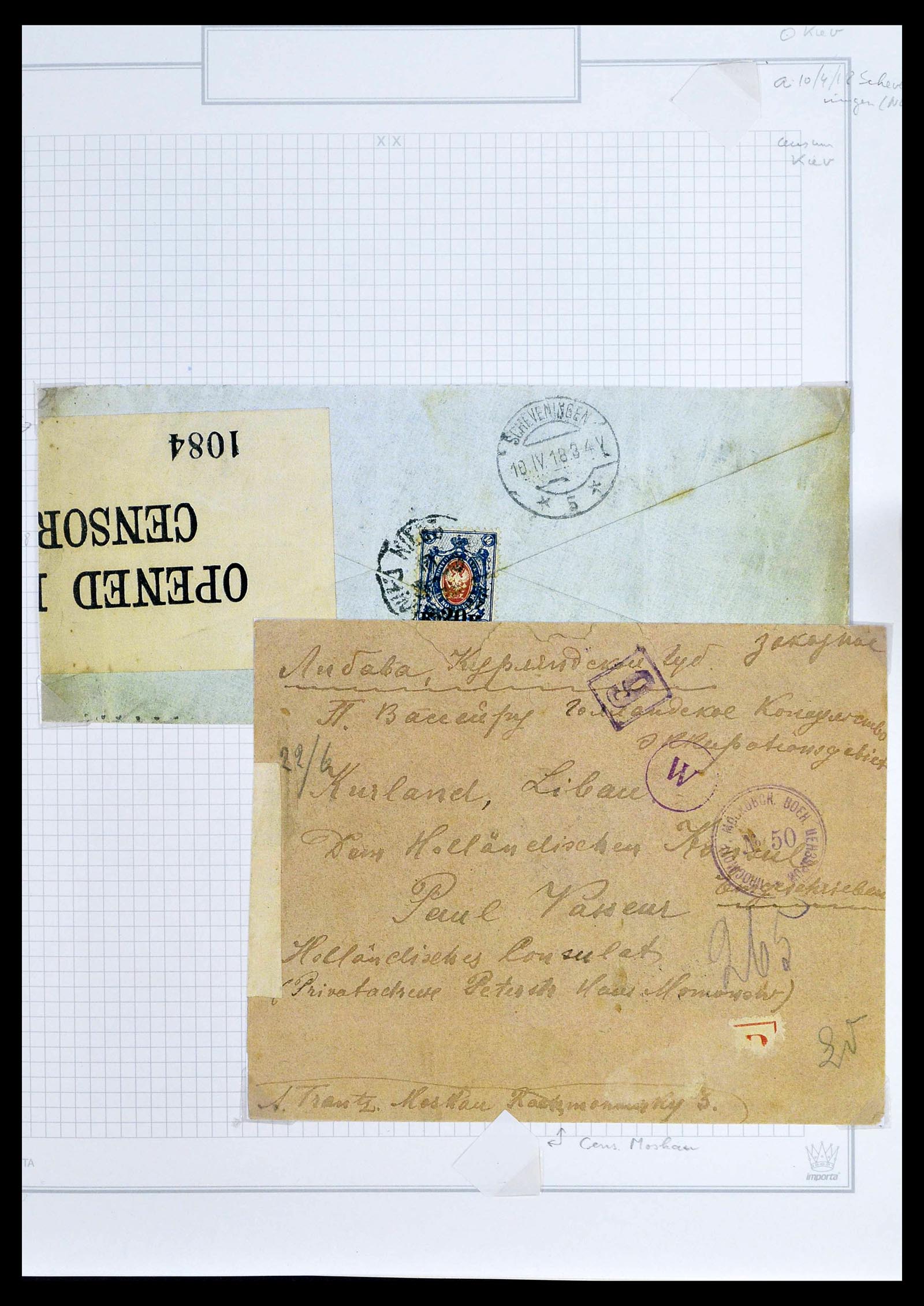 39308 0084 - Postzegelverzameling 39308 Rusland 1848-1945.