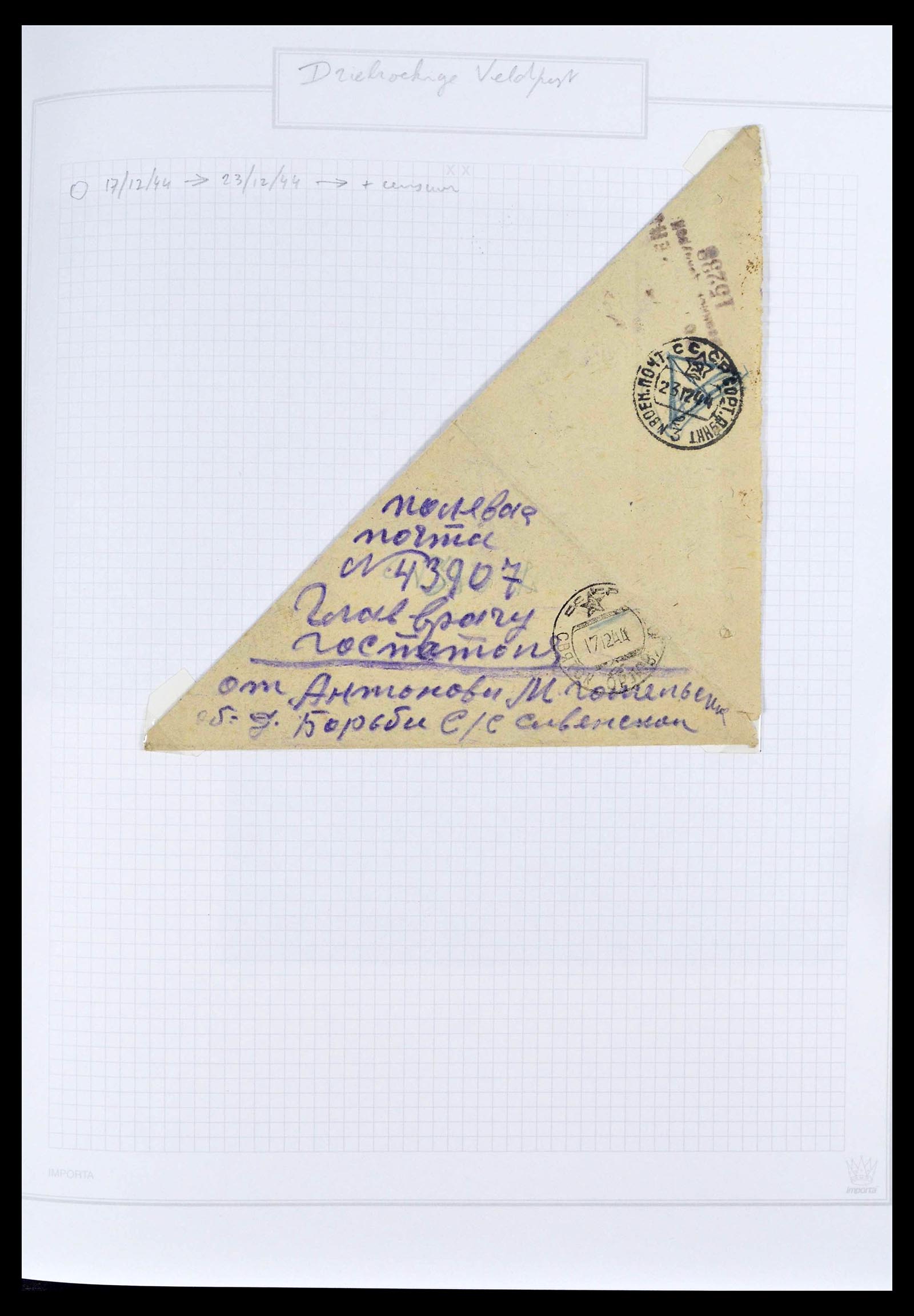 39308 0143 - Postzegelverzameling 39308 Rusland 1848-1945.
