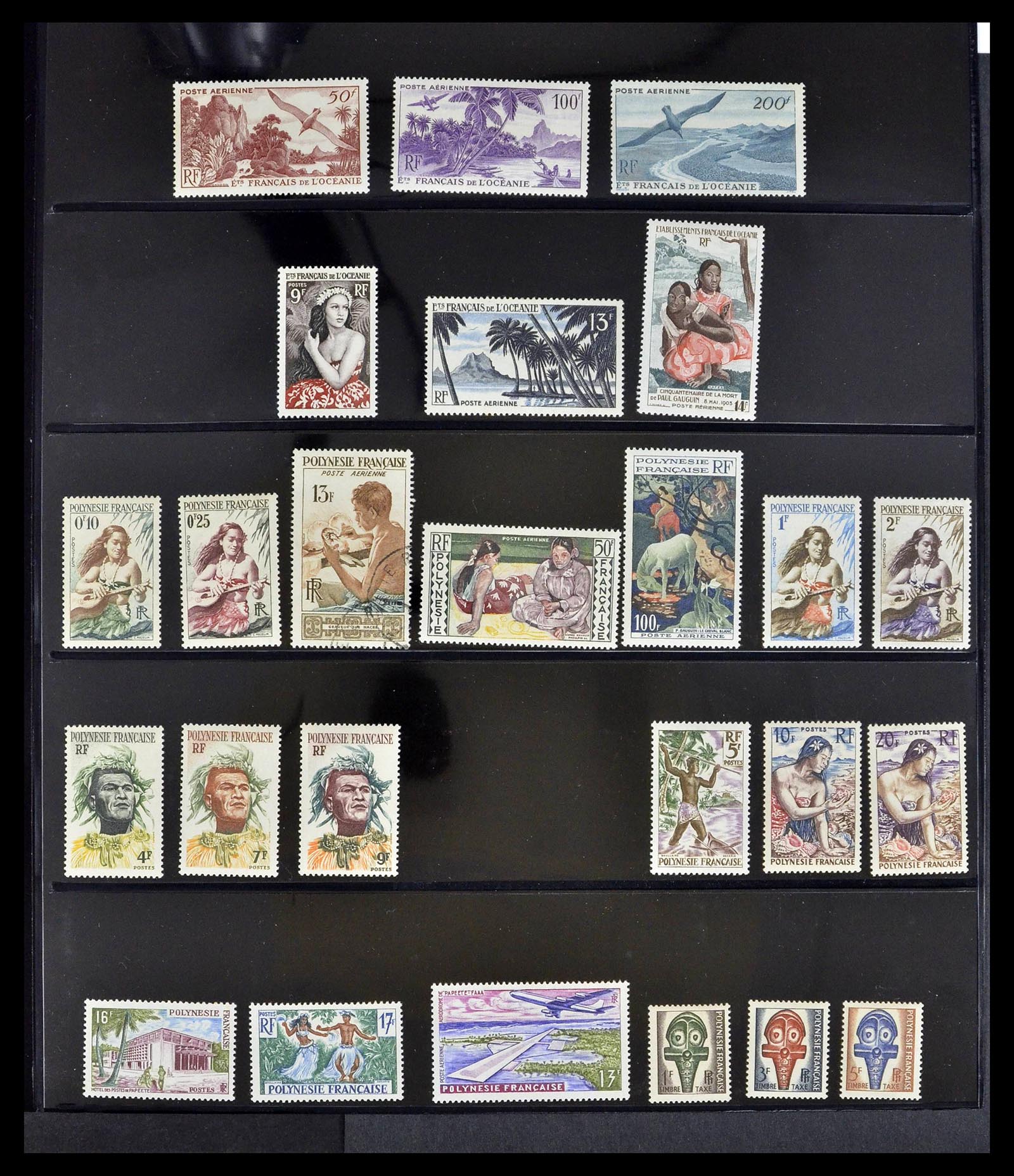 39309 0001 - Postzegelverzameling 39309 Polynesië 1948-2001.