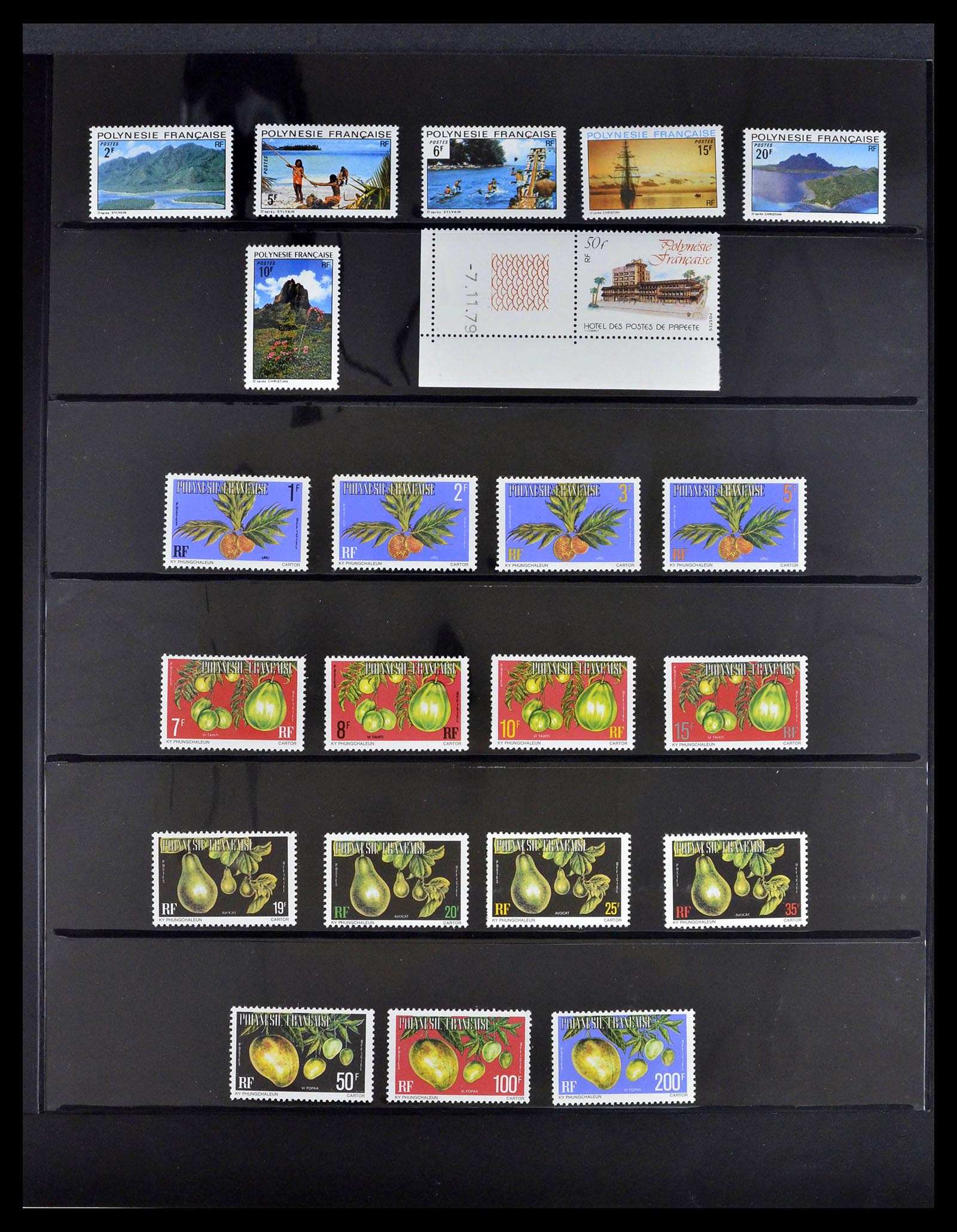 39309 0003 - Postzegelverzameling 39309 Polynesië 1948-2001.