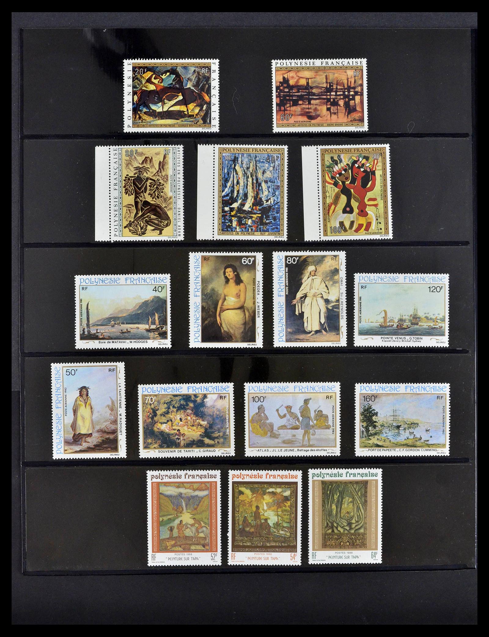39309 0012 - Postzegelverzameling 39309 Polynesië 1948-2001.