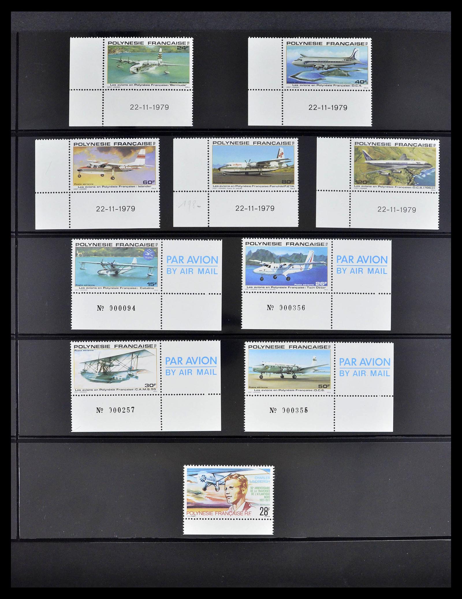 39309 0015 - Postzegelverzameling 39309 Polynesië 1948-2001.