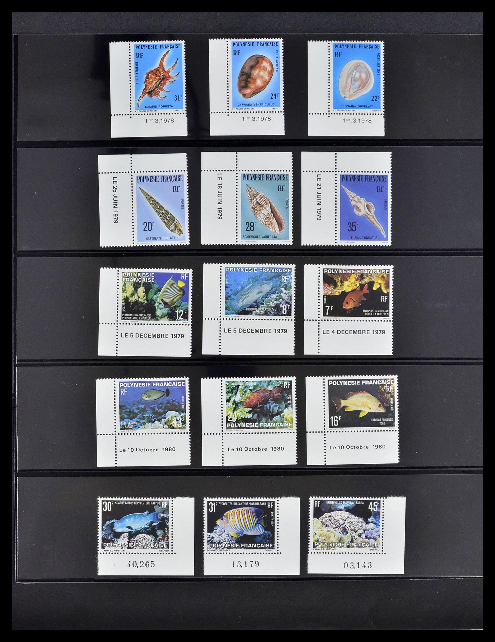 39309 0016 - Postzegelverzameling 39309 Polynesië 1948-2001.