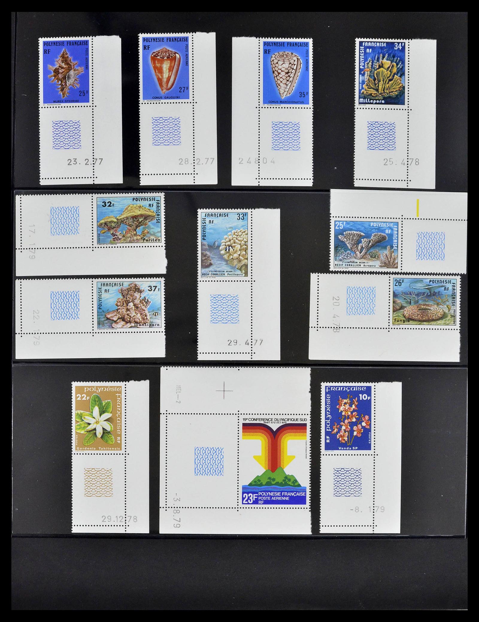 39309 0017 - Postzegelverzameling 39309 Polynesië 1948-2001.