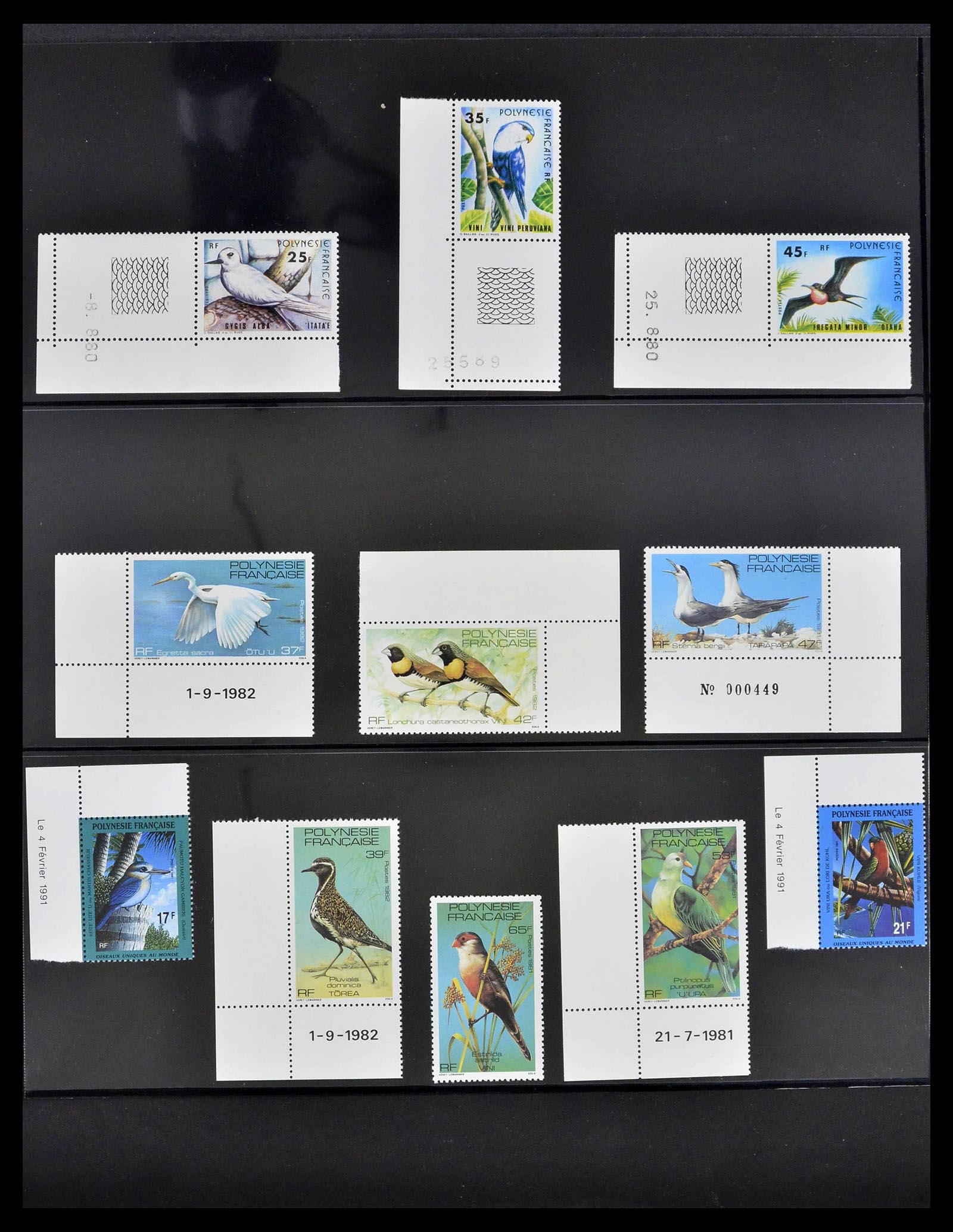39309 0018 - Postzegelverzameling 39309 Polynesië 1948-2001.