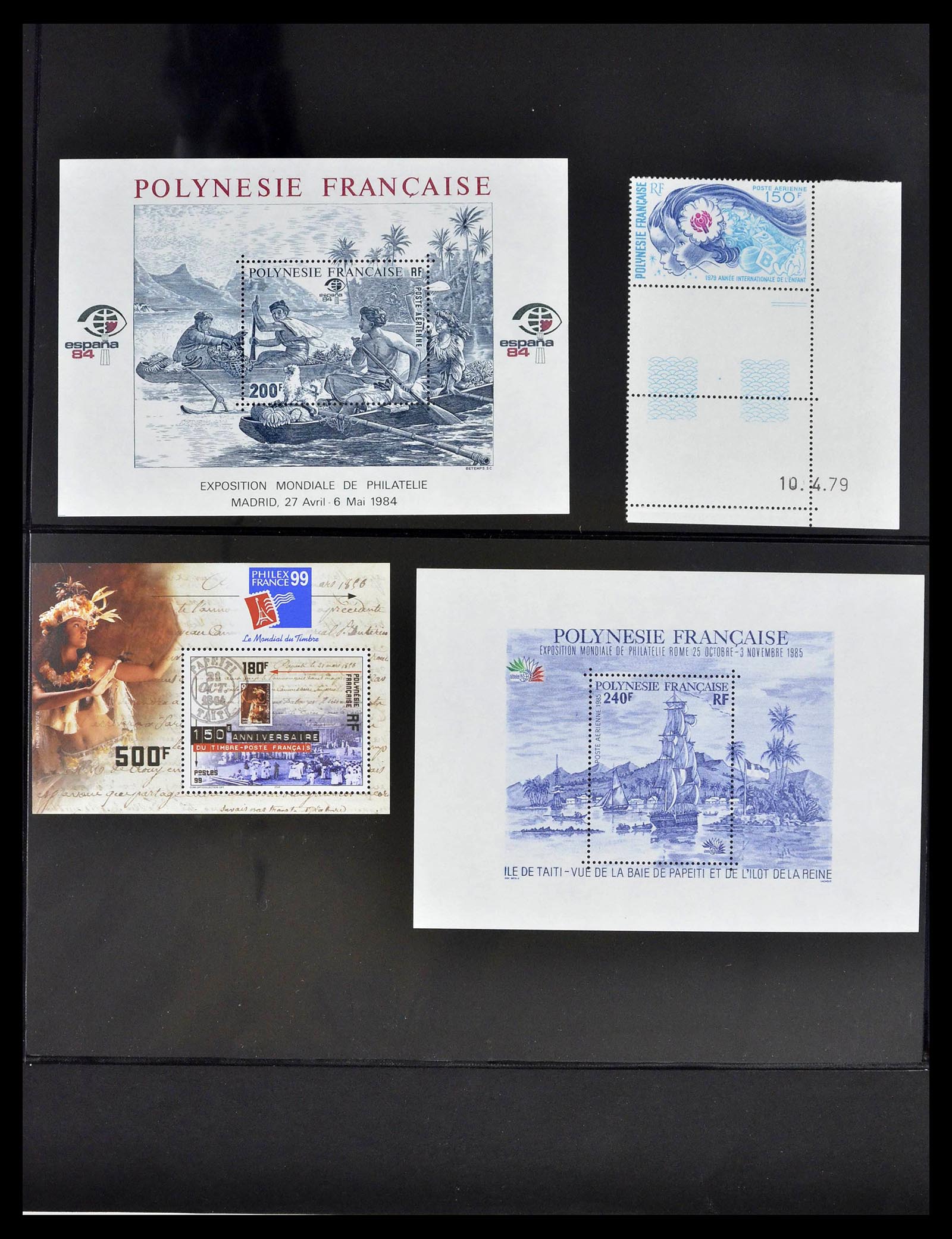 39309 0035 - Postzegelverzameling 39309 Polynesië 1948-2001.