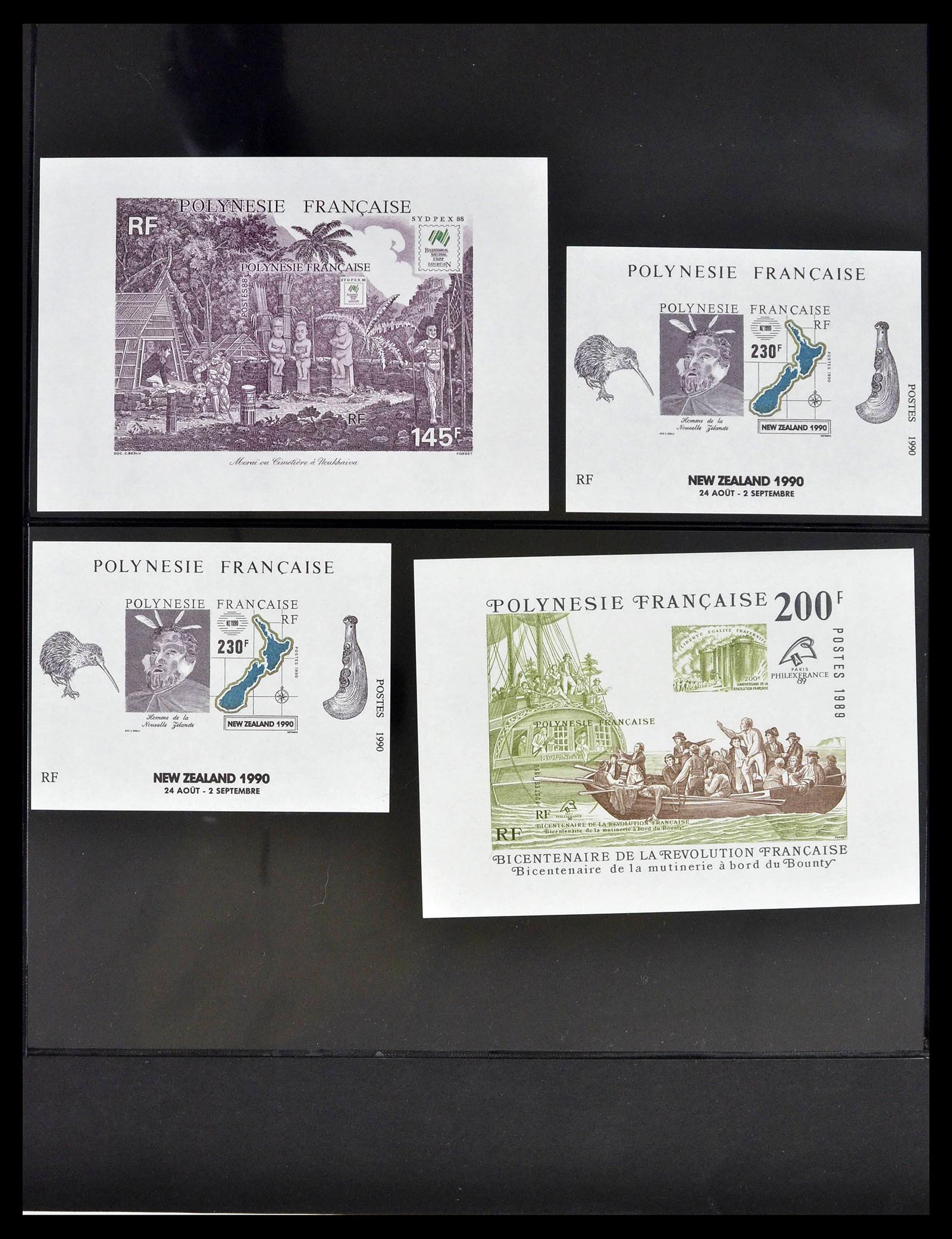 39309 0037 - Postzegelverzameling 39309 Polynesië 1948-2001.