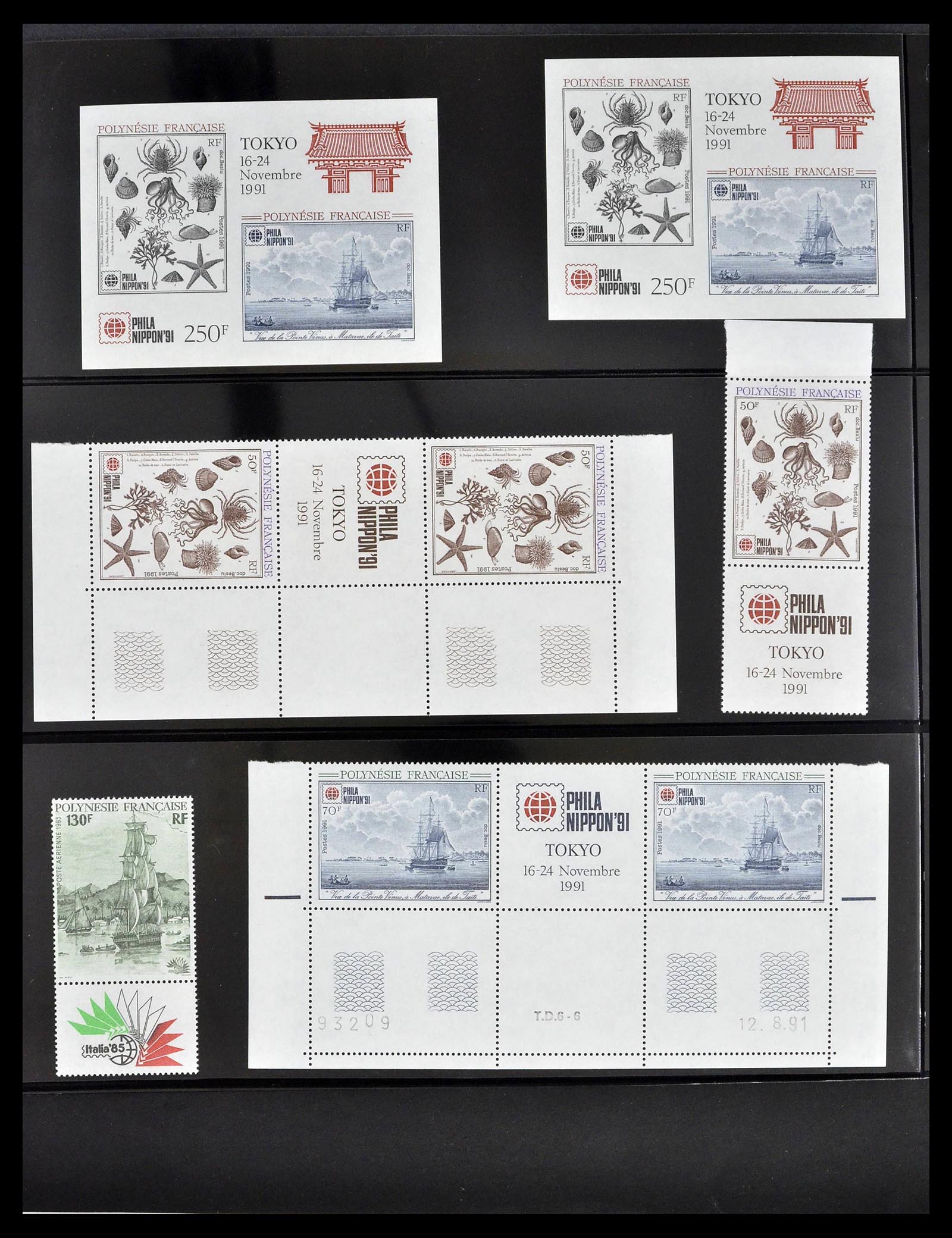 39309 0040 - Stamp collection 39309 Polynesië 1948-2001.