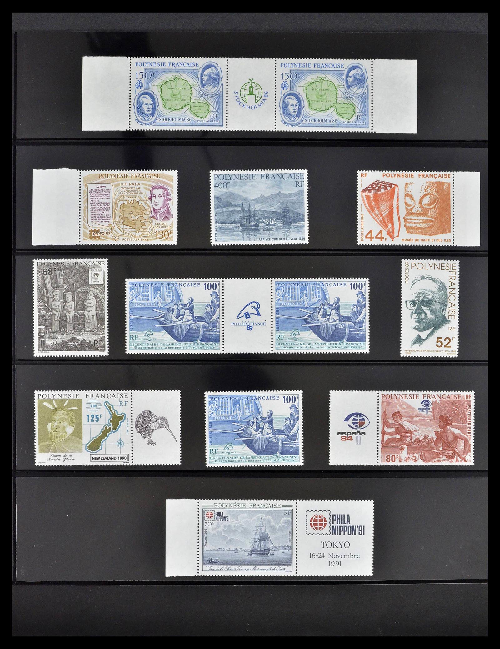 39309 0041 - Stamp collection 39309 Polynesië 1948-2001.