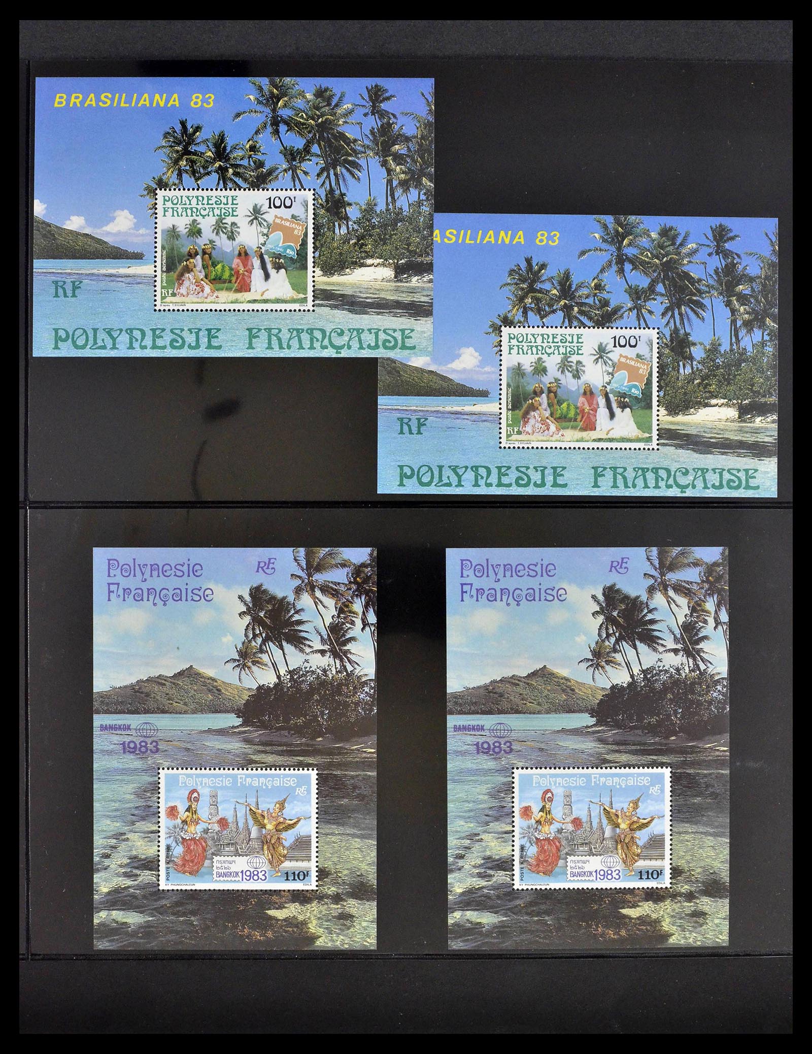 39309 0043 - Postzegelverzameling 39309 Polynesië 1948-2001.