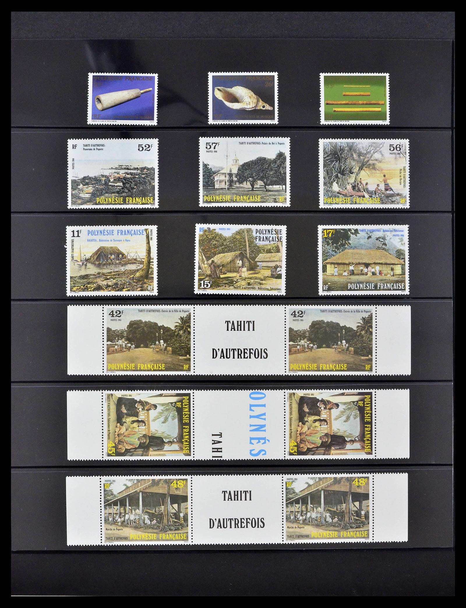 39309 0050 - Postzegelverzameling 39309 Polynesië 1948-2001.