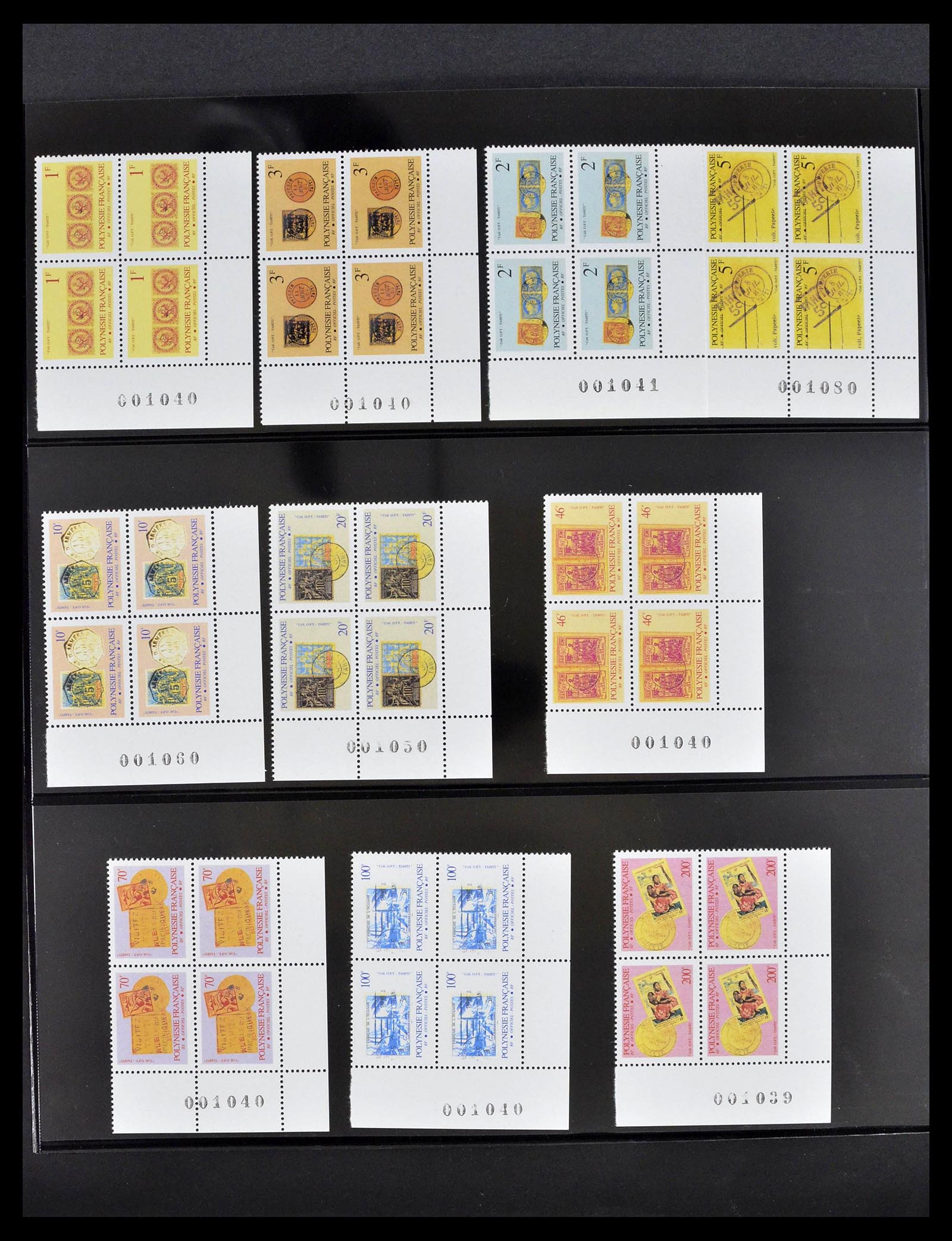 39309 0062 - Postzegelverzameling 39309 Polynesië 1948-2001.