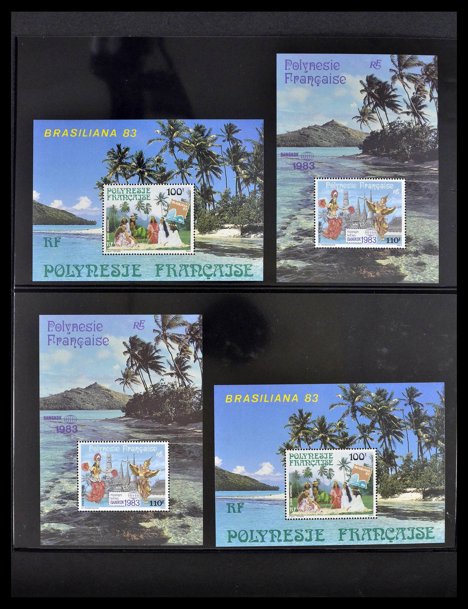 39309 0066 - Postzegelverzameling 39309 Polynesië 1948-2001.