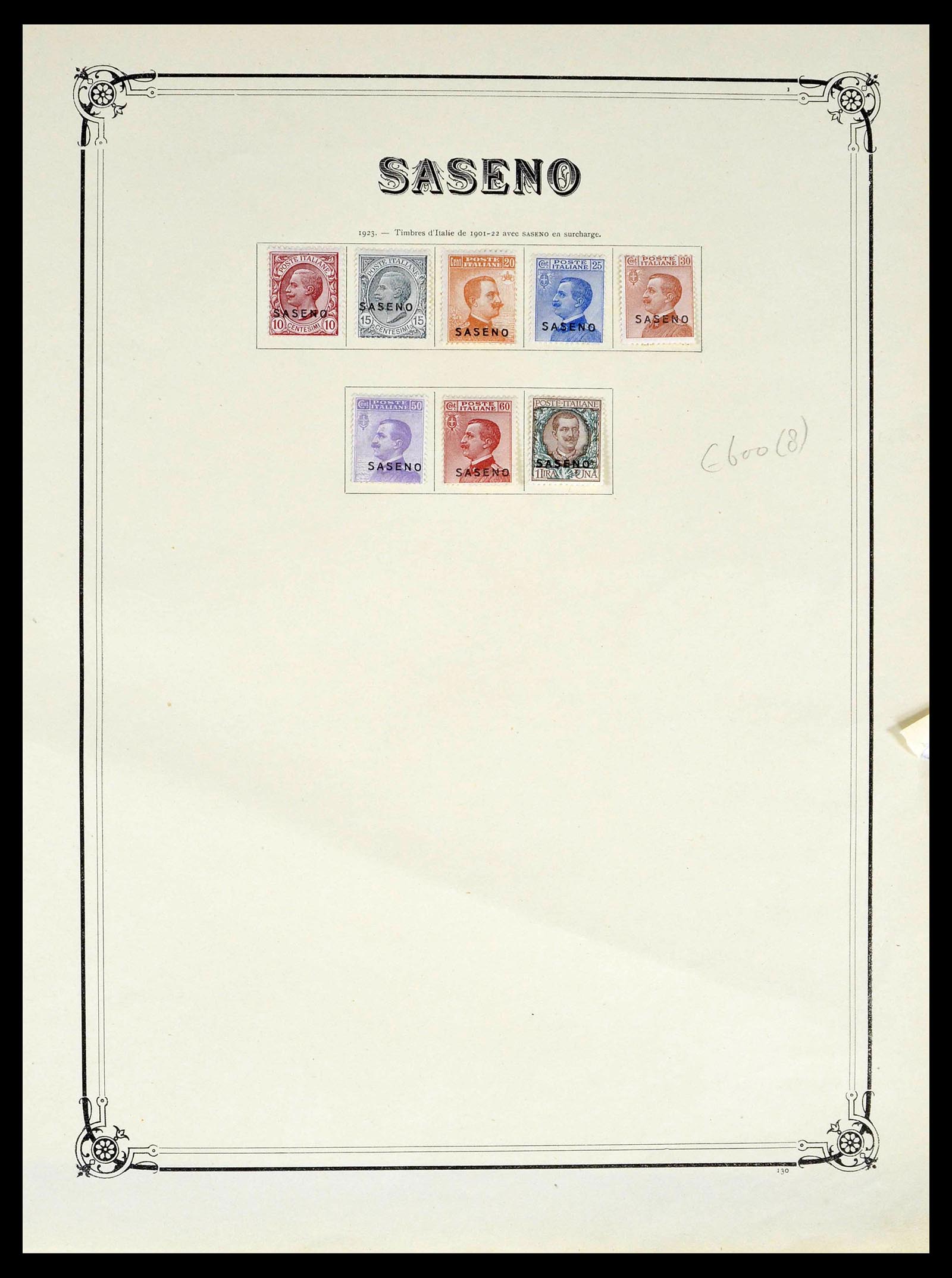 39310 0008 - Stamp collection 39310 Italian Levant 1874-1923.