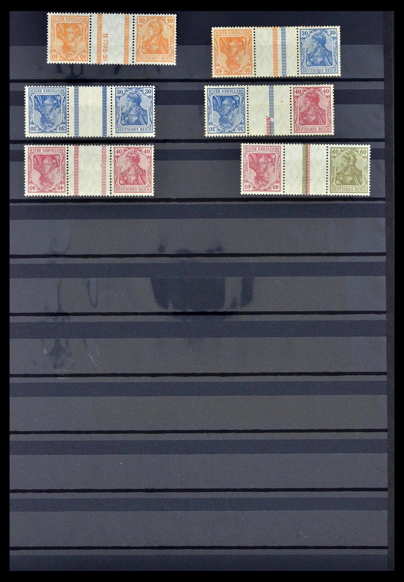 39311 0003 - Postzegelverzameling 39311 Duitse Rijk combinaties 1910-1941.