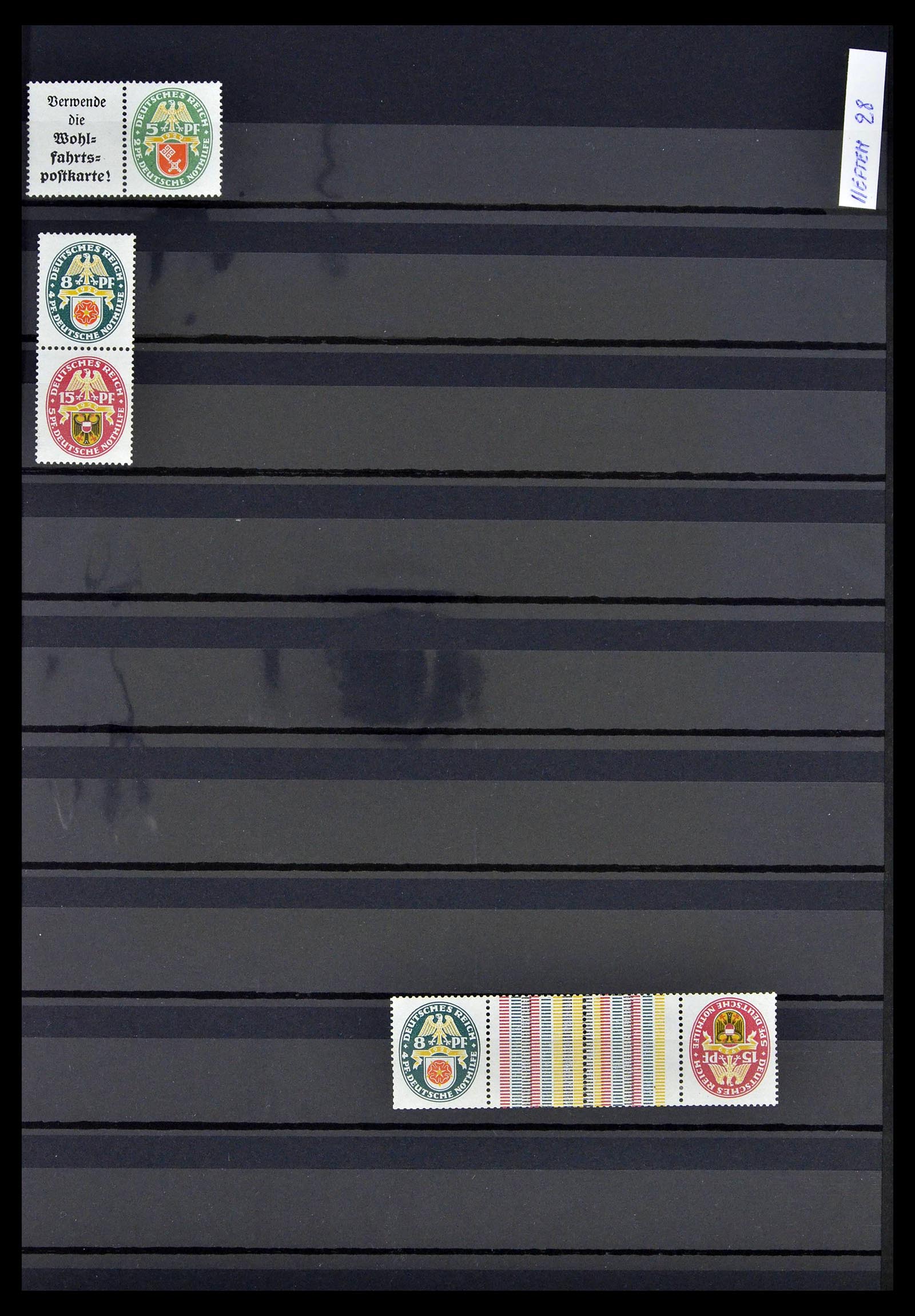 39311 0009 - Postzegelverzameling 39311 Duitse Rijk combinaties 1910-1941.