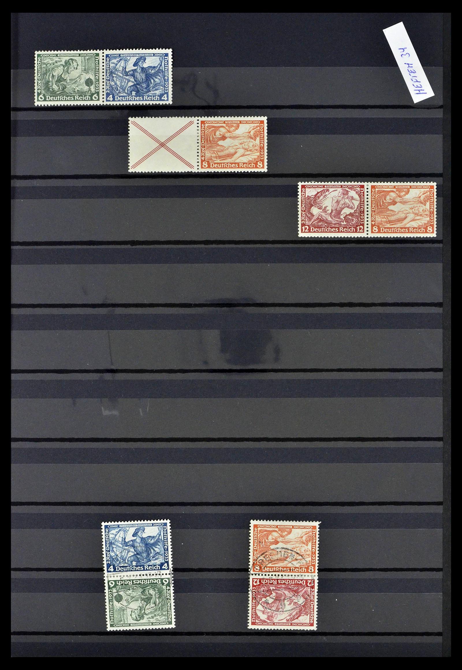 39311 0015 - Postzegelverzameling 39311 Duitse Rijk combinaties 1910-1941.